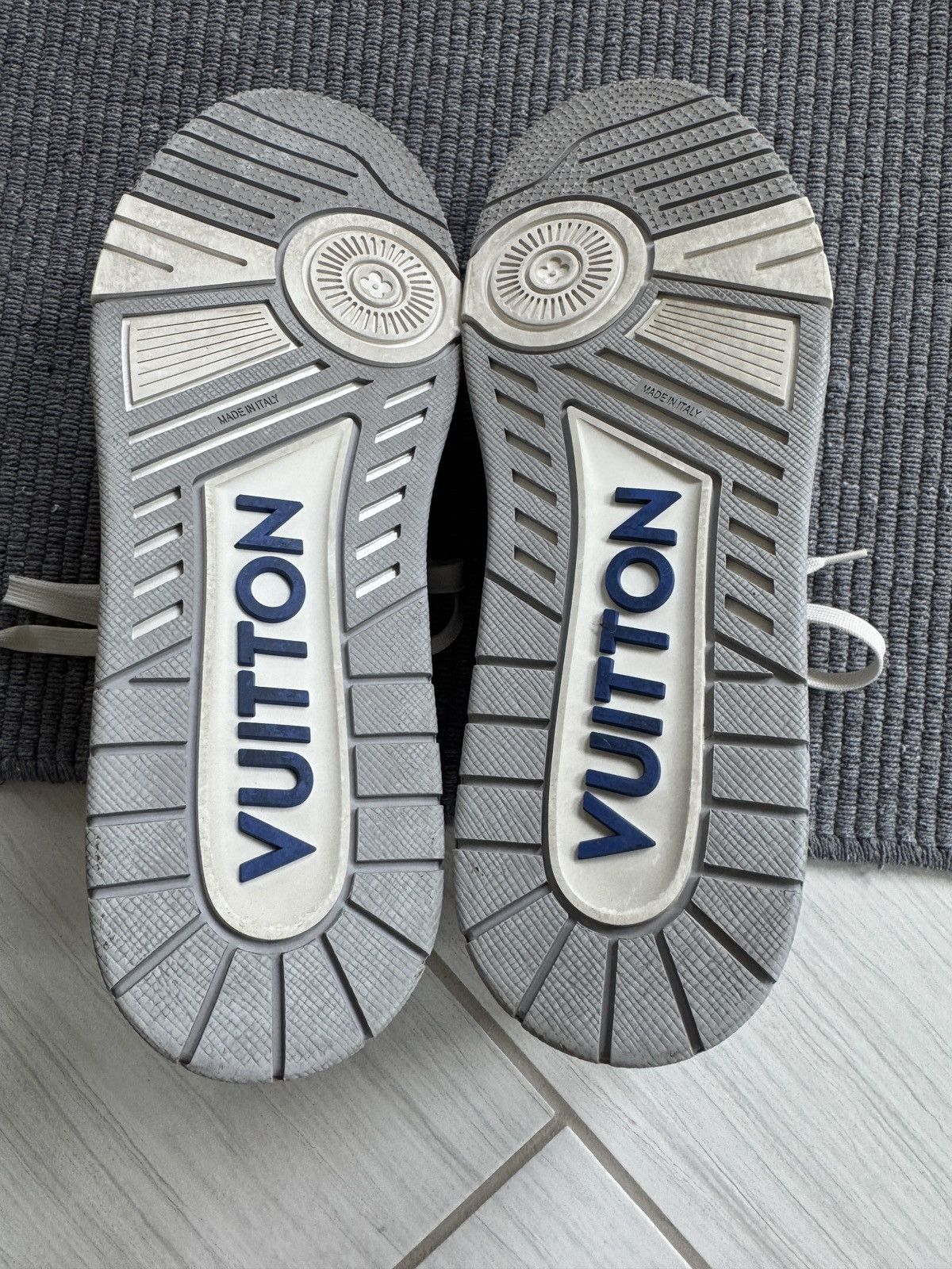 Louis Vuitton LV Trainer 'Gaston Blue' – Virgil Abloh 'Colormania capsule' Size US 10.5 / EU 43-44 - 10 Thumbnail