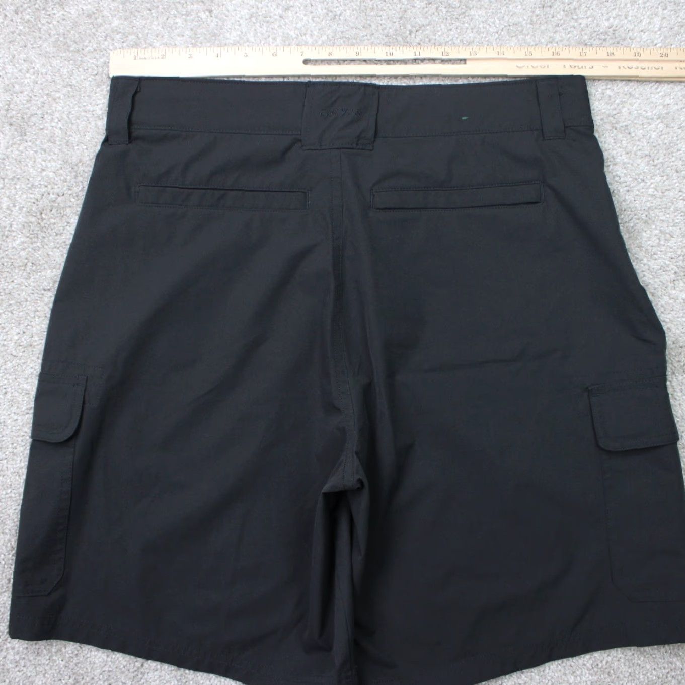 Orvis Orvis Mens Shorts 34 Black Lightweight Cargo Polyester 9" Inseam Tech Wicking Belted Flat Front Casual Outdoor Summer Spring Fall All Seasons Mens Size US 34 / EU 50 - 5 Thumbnail