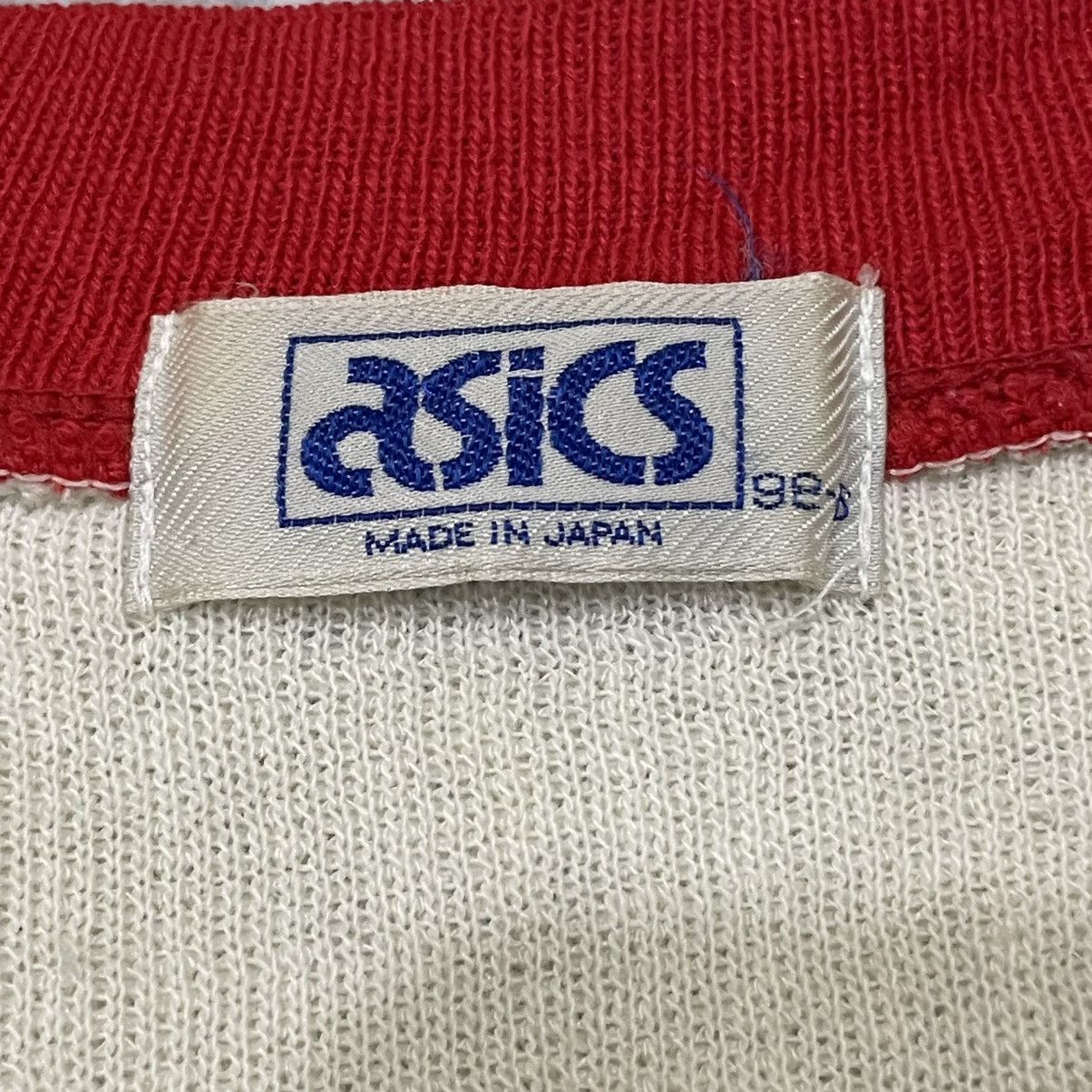 Asics Vintage 80s Asics Vneck Sweatshirt Warm Up Custom Made Size US XL / EU 56 / 4 - 6 Thumbnail
