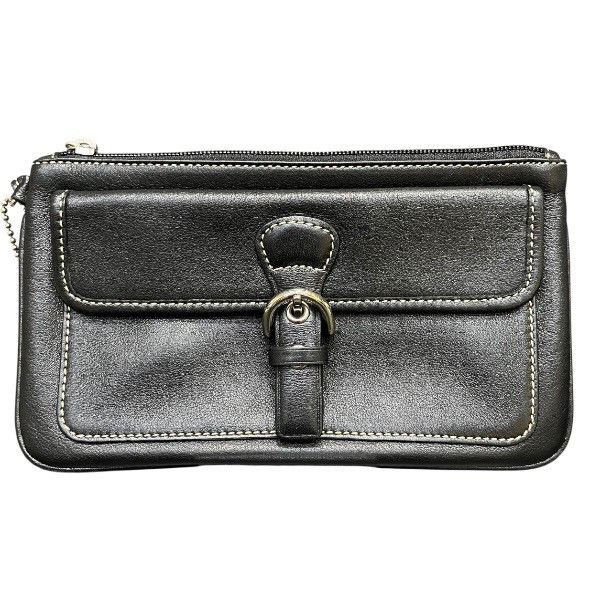 Coach Coach Hampton Leather Pouch Leather Vanity Bag DUTY FREE for USA