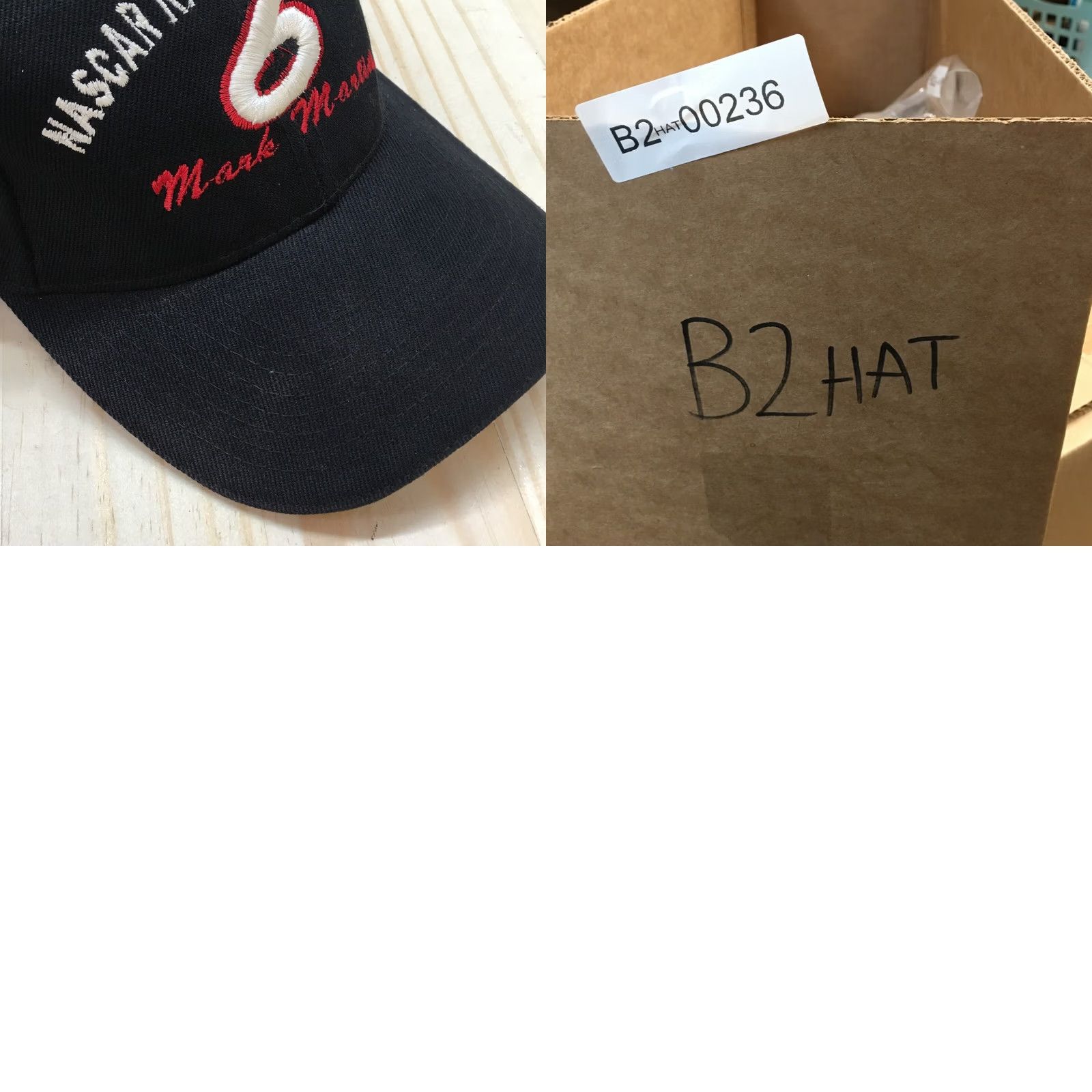 NASCAR NASCAR Racing Champion Mark Martin 6 Baseball Hat Mens Black OS Embroidered Logo Size ONE SIZE - 9 Thumbnail