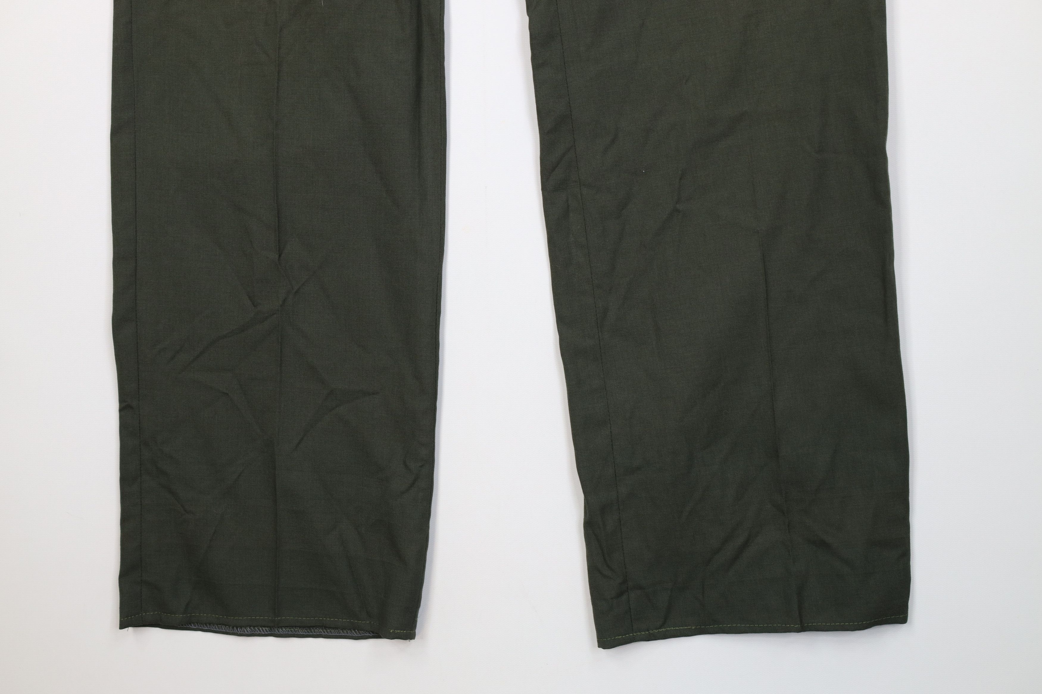 Vintage Vintage 60s 70s Streetwear Flared Wide Leg Chino Pants Green Size US 40 / EU 56 - 4 Thumbnail