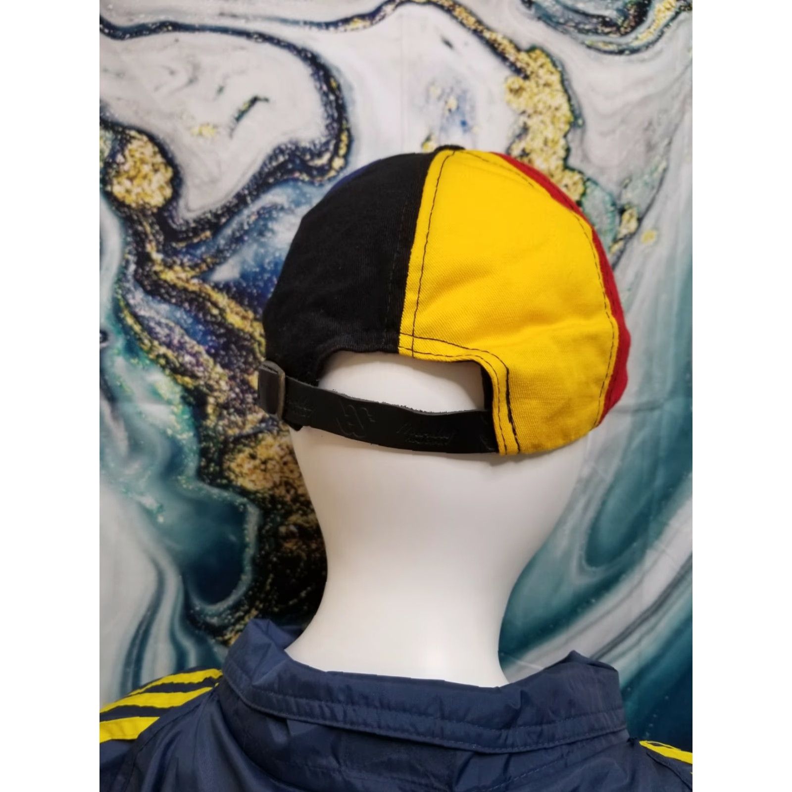 Vintage VINTAGE Merkley Headgear Strapback Baseball Cap Hat The Tradition OSFA Adjustable Teal Mens Cap Size ONE SIZE - 5 Thumbnail