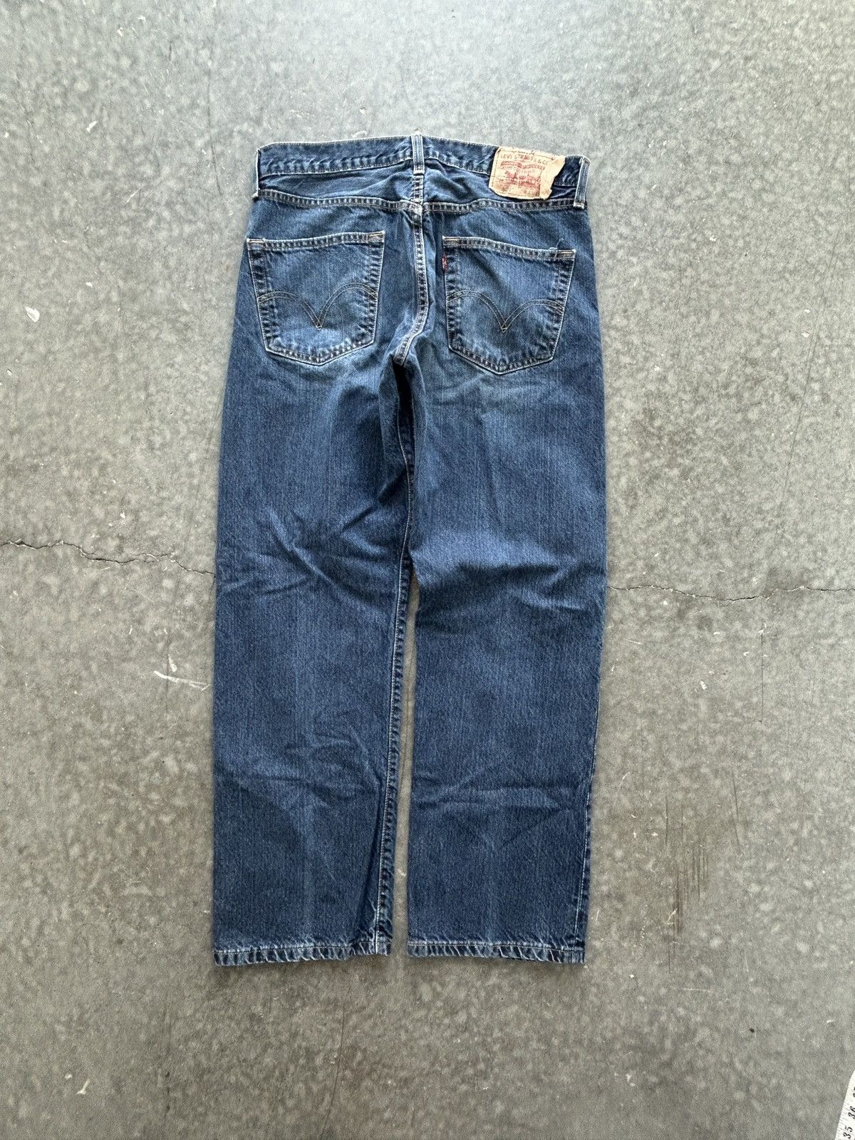 Levi's Vintage Y2K Levis 501xx Denim Jeans 34x30 Dark Wash Size US 34 / EU 50 - 8 Thumbnail