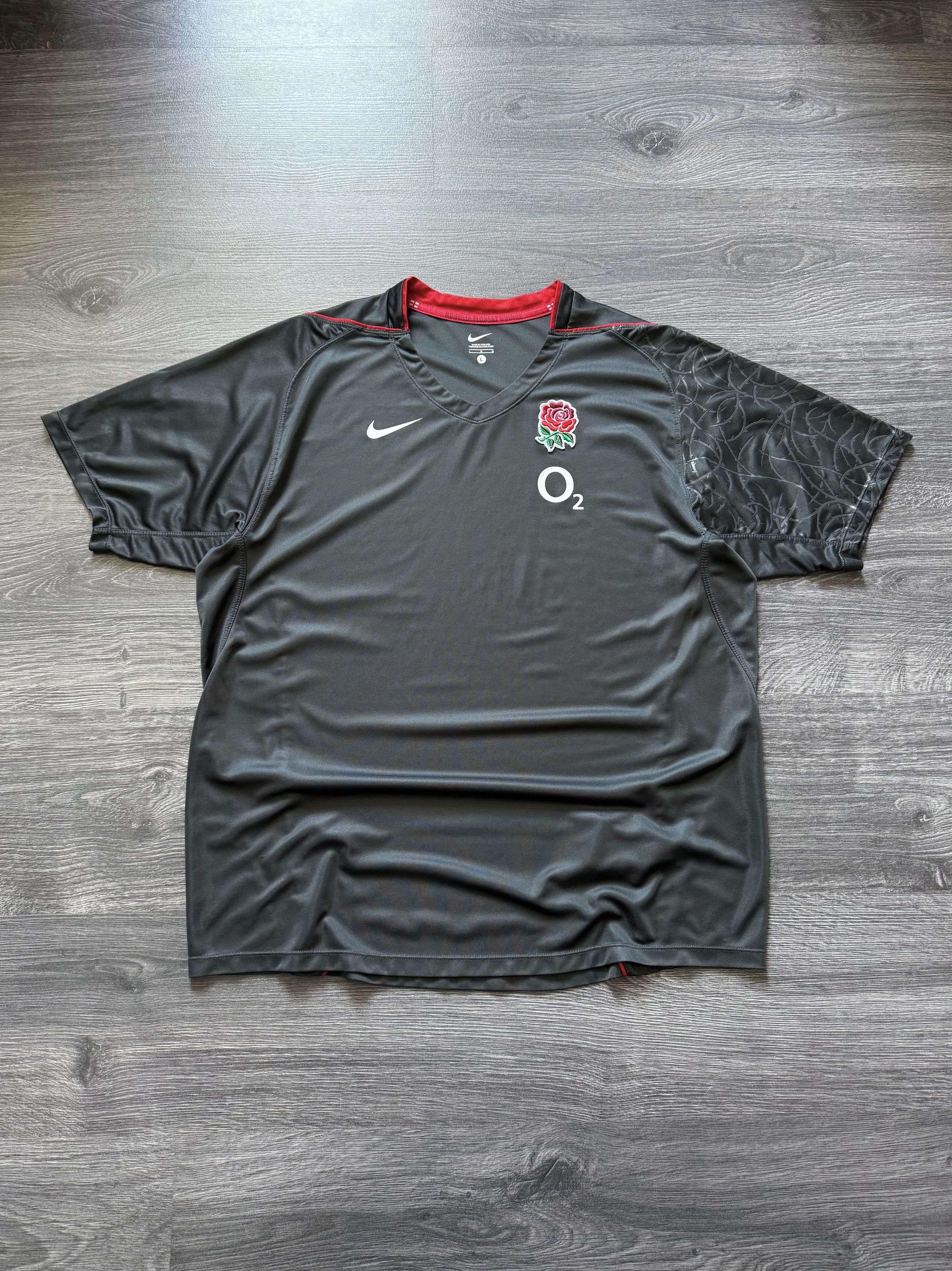 Nike Vintage Nike o2 England Rugby Team Blokecore Jersey Size US L / EU 52-54 / 3 - 3 Thumbnail