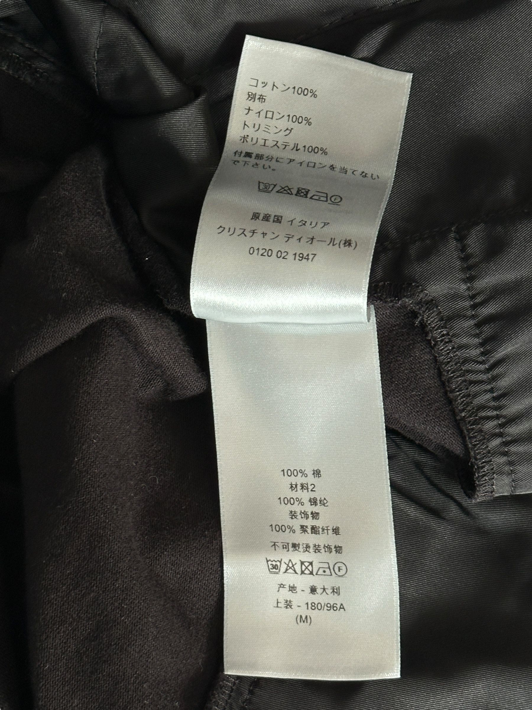 Dior Dior Sacai Black Cotton & Nylon Embroidered Patch T-Shirt Size US M / EU 48-50 / 2 - 5 Thumbnail