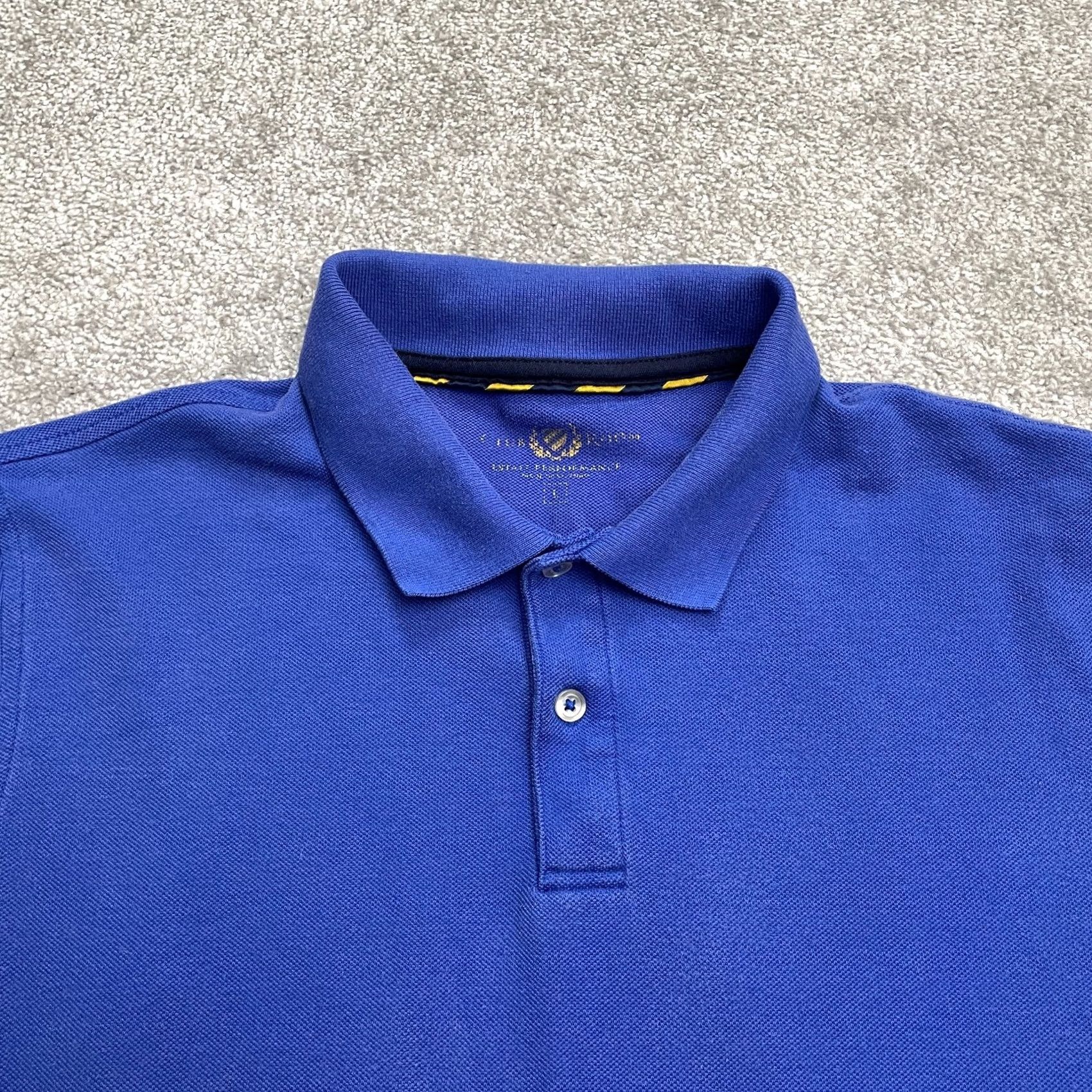 Club Room Club Room Polo Shirt Mens Large Blue Short Sleeve Cotton Blend Casual Golf Top Size US L / EU 52-54 / 3 - 2 Thumbnail
