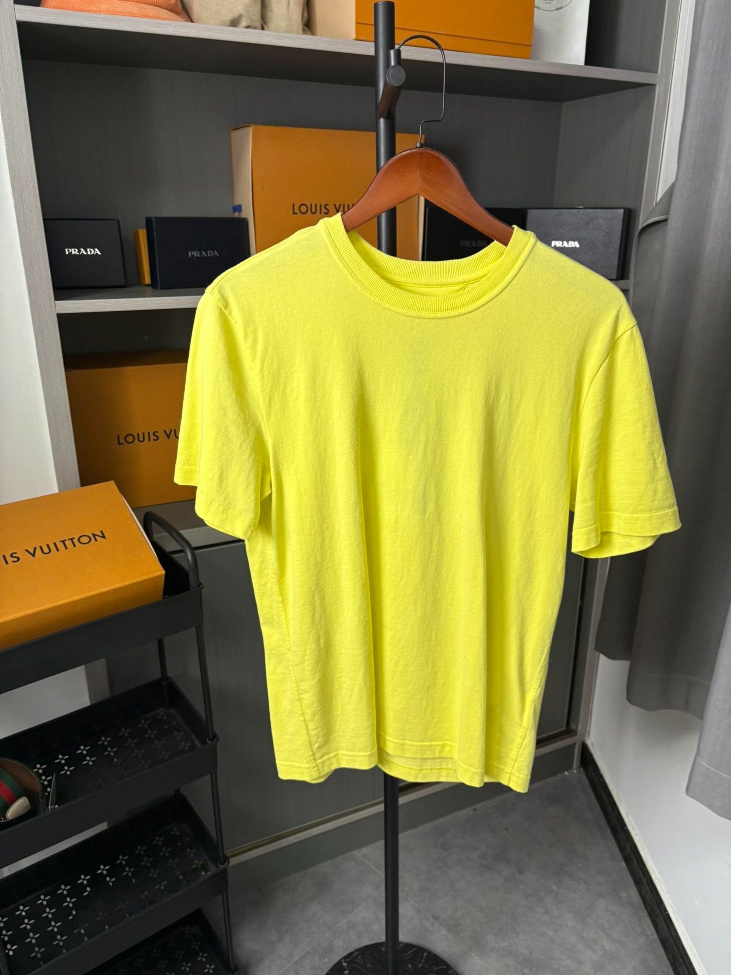 Bottega Veneta Bottega Veneta Yellow T-Shirt S Women Size S / US 4 / IT 40 - 1 Thumbnail