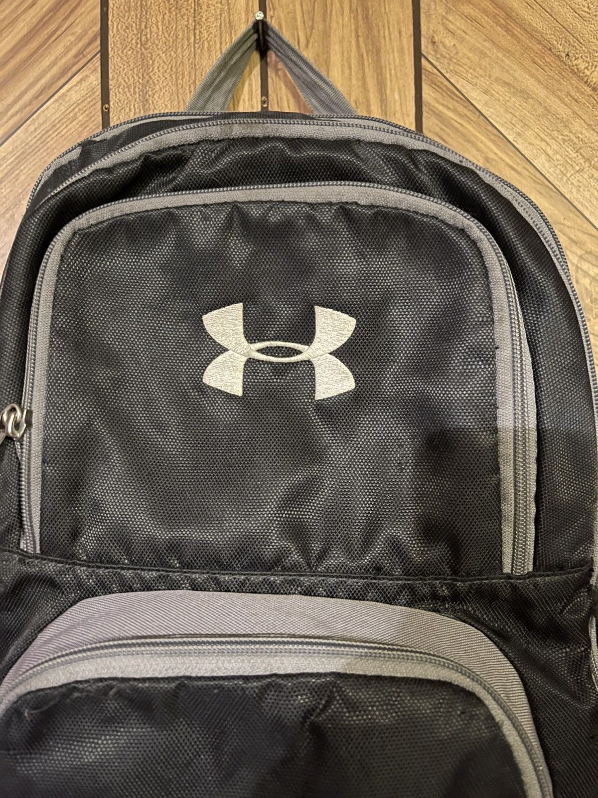 Under Armour Under Armour Hustle Storm Black Backpack Hiking Travel Bag Size ONE SIZE - 4 Thumbnail