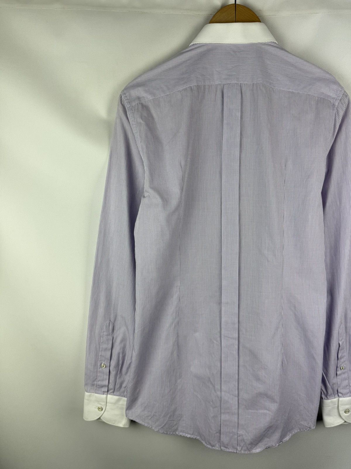Dolce & Gabbana Dolce & Gabbana Gold L/S Button Up Dress Striped Shirt Size US M / EU 48-50 / 2 - 16 Thumbnail