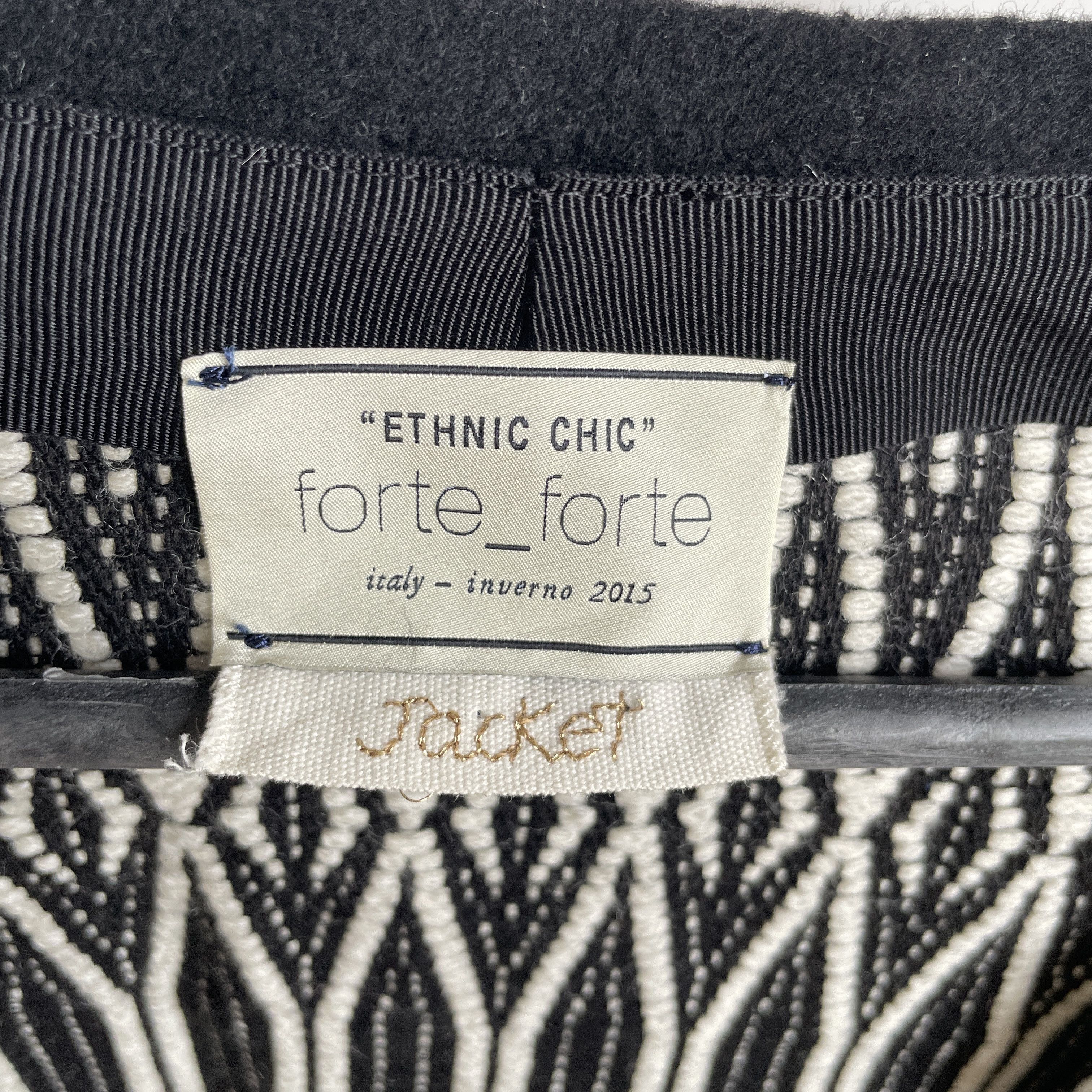 forte_forte Forte Forte Ethnic Chic 2015 Womens Jacquard Coatigan Size 0 Size XS / US 0-2 / IT 36-38 - 8 Thumbnail