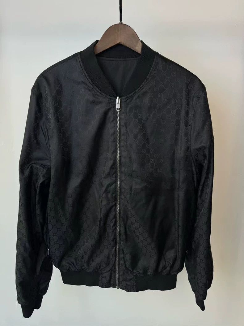 Gucci Gucci Reversible Black Printed Jacket - dmc Size US M / EU 48-50 / 2 - 1 Thumbnail