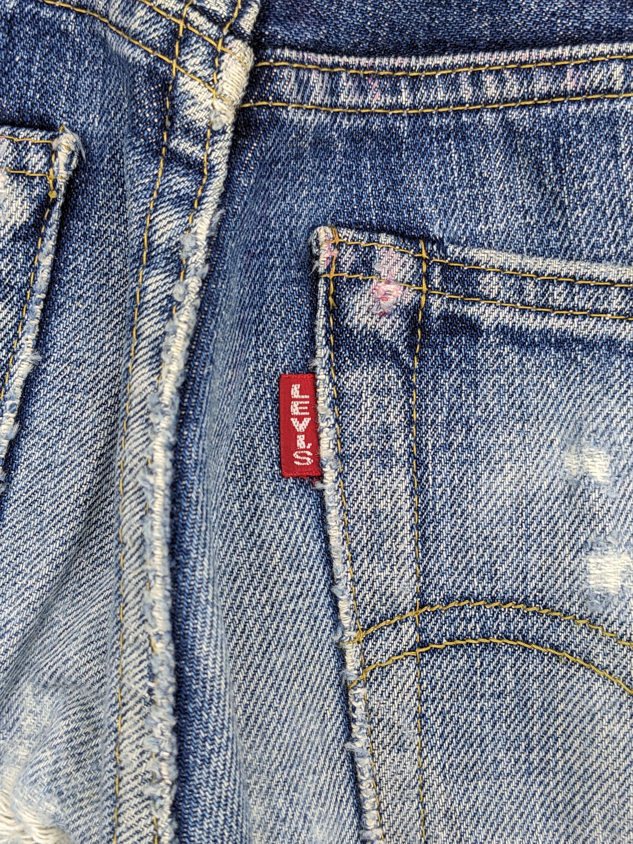 Levi's × Vintage Vintage 90s Levis 702 Selvadge Buckle Back Big E Jeans DJ21 Size US 28 / EU 44 - 6 Thumbnail