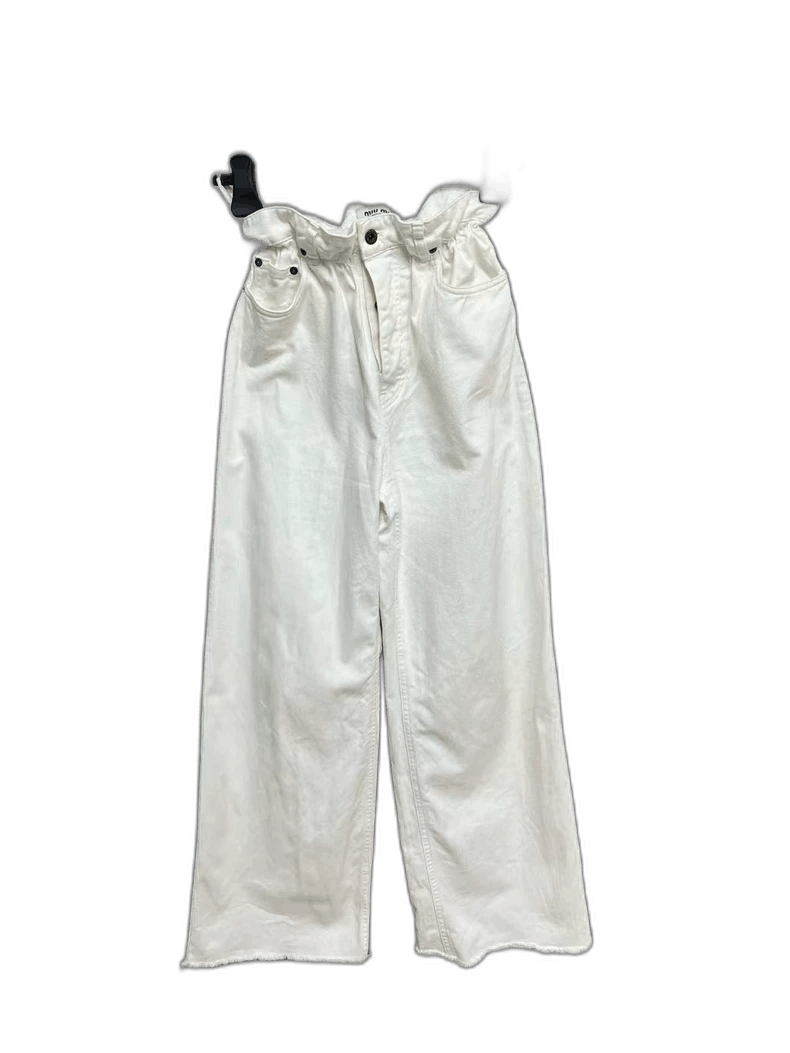 Celine miumiu high waist wide leg jeans Size 24" / US 00 / IT 34 - 1 Thumbnail