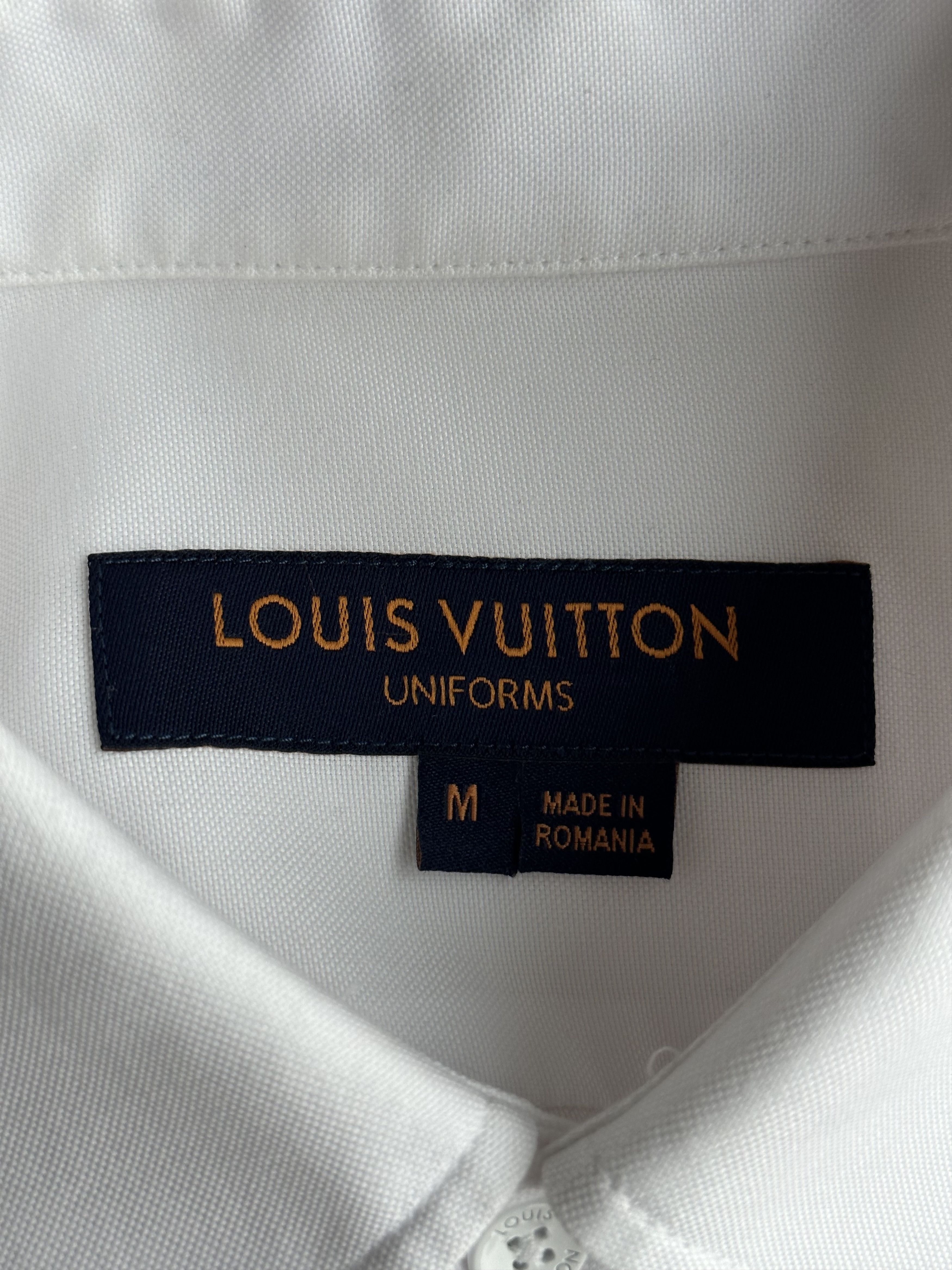 Louis Vuitton Louis Vuitton White Case Study Button Up Shirt Size US M / EU 48-50 / 2 - 3 Thumbnail