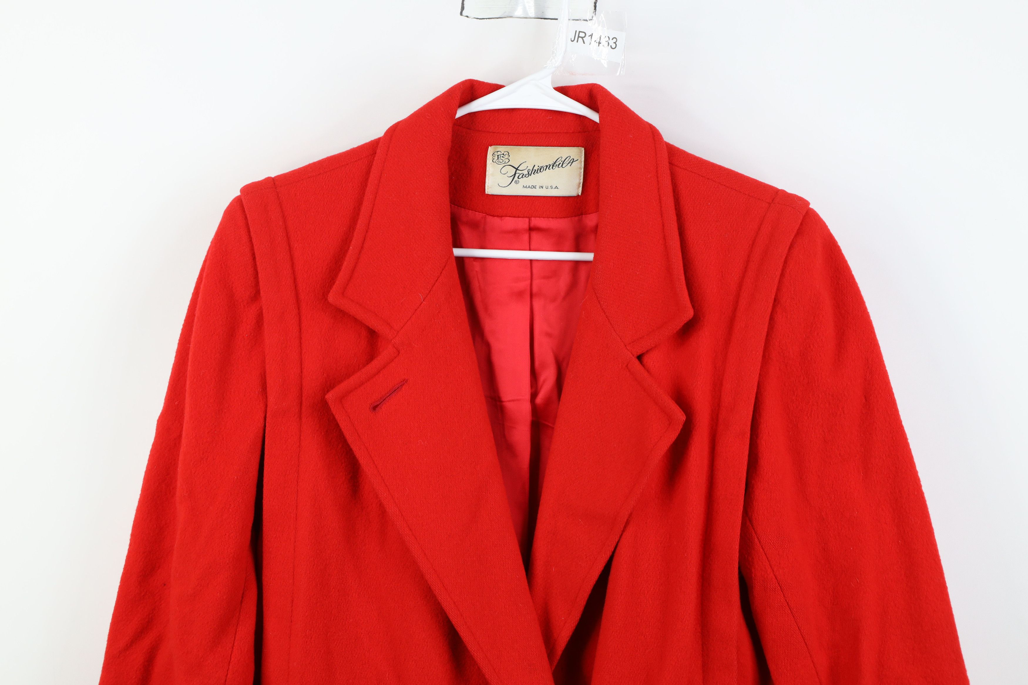 Vintage Vintage 60s 70s Streetwear Breasted Peacoat Jacket Red USA Size L / US 10 / IT 46 - 2 Thumbnail