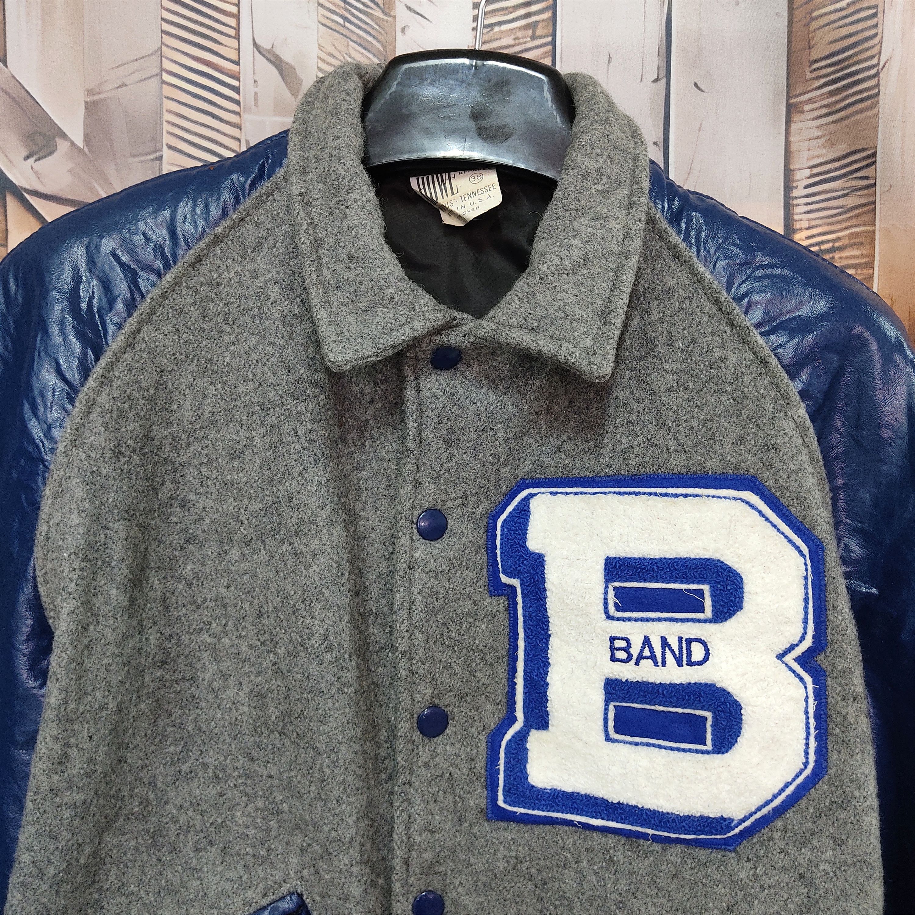 Howe Vintage HOWE Athletic Apparel Wool Varsity Jacket Size US M / EU 48-50 / 2 - 2 Thumbnail