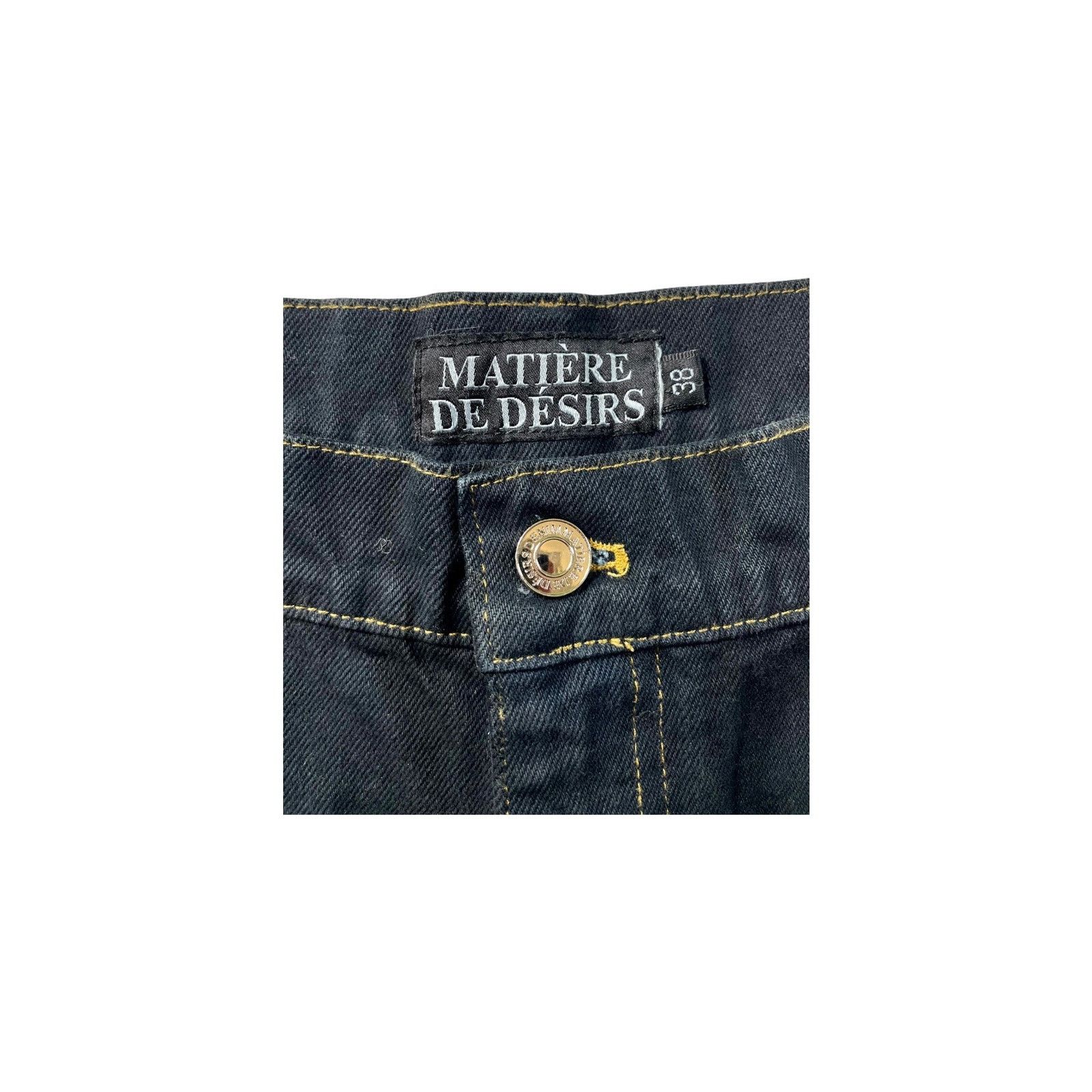 & Other Stories Matiere De Desires Black & Blue Ombre Jeans Size US 38 / EU 54 - 6 Thumbnail