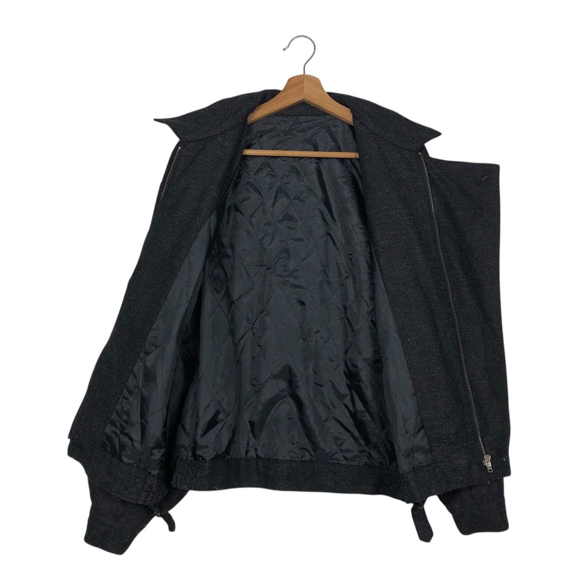 Japanese Brand 📌Vintage Wool Bomber Jacket Unbranded Issey Miyake Size US M / EU 48-50 / 2 - 14 Thumbnail