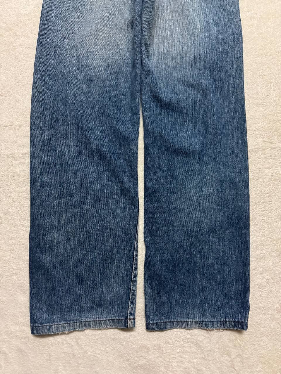 Vintage SICK 90s Big John Distressed Thrashed Faded Baggy Jeans Size US 29 - 20 Thumbnail