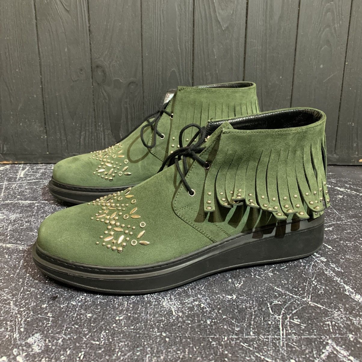 Paciotti Cesare Paciotti Women’s Suede Hi-Top Sneakers Size 7 Size US 7 / IT 37 - 3 Thumbnail