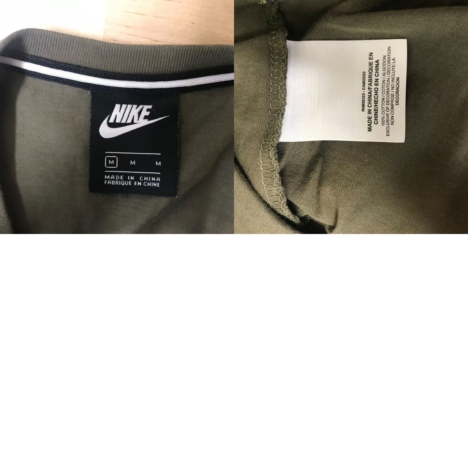 Nike NIKE WOMEN'S M MEDIUM GREEN FLORAL CREW NECK LONG SLEEVE SHIRT Size M / US 6-8 / IT 42-44 - 8 Thumbnail