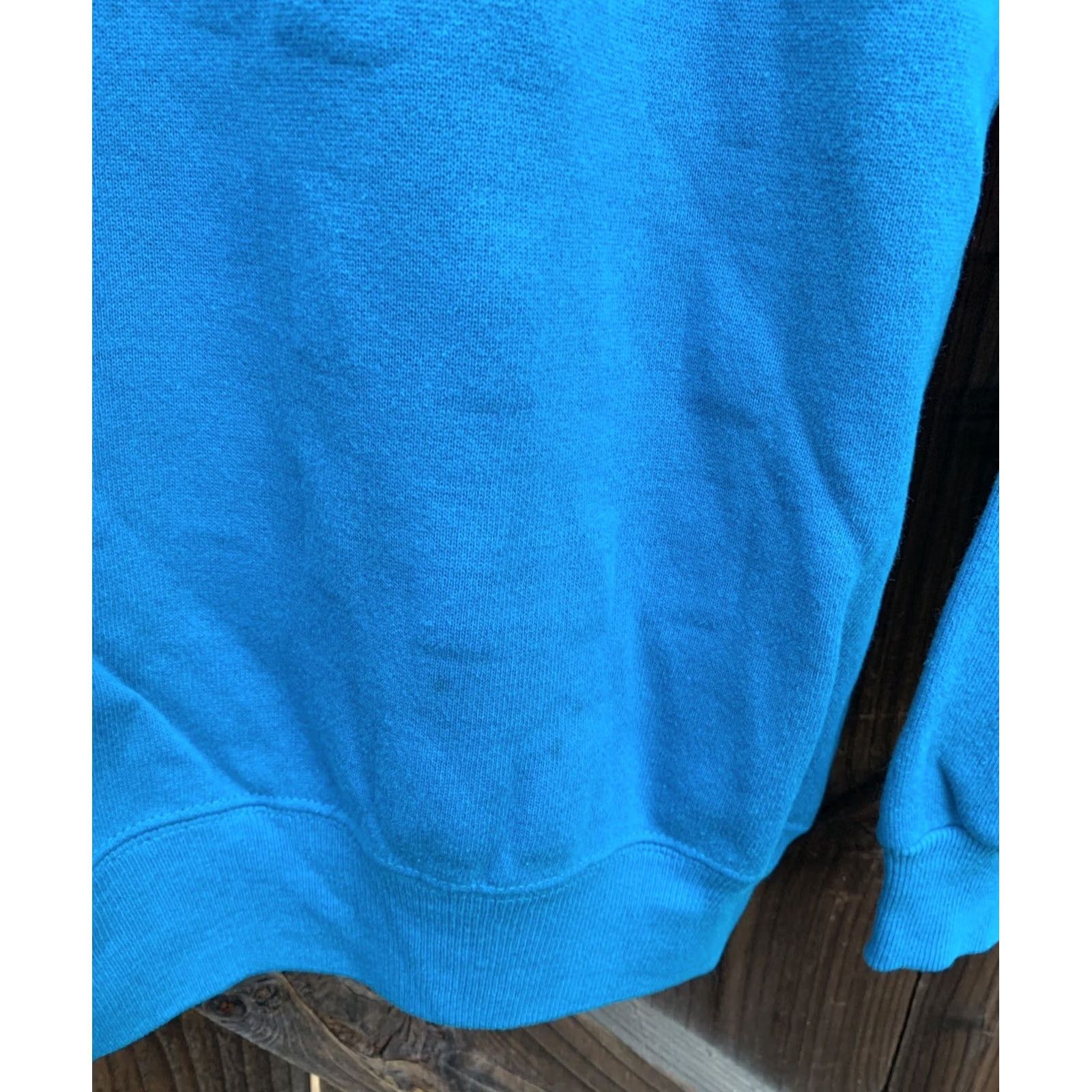 Hanes VINTAGE Hanes Raglan Sweatshirt Carrot Carrots 80s City Nature Blue Wool Blend Cotton 50/50 Graphic Print Pullover Men M Size US M / EU 48-50 / 2 - 4 Thumbnail