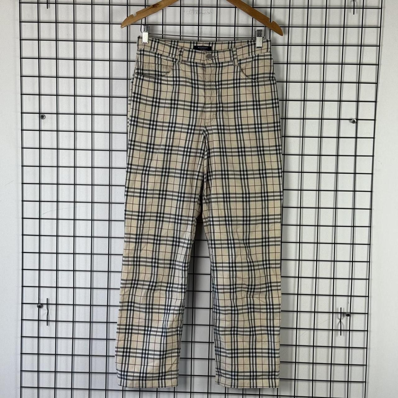 Burberry Burberry Nova Check Bottoms Vintage 90s Womans Size 32" / US 10 / IT 46 - 1 Thumbnail