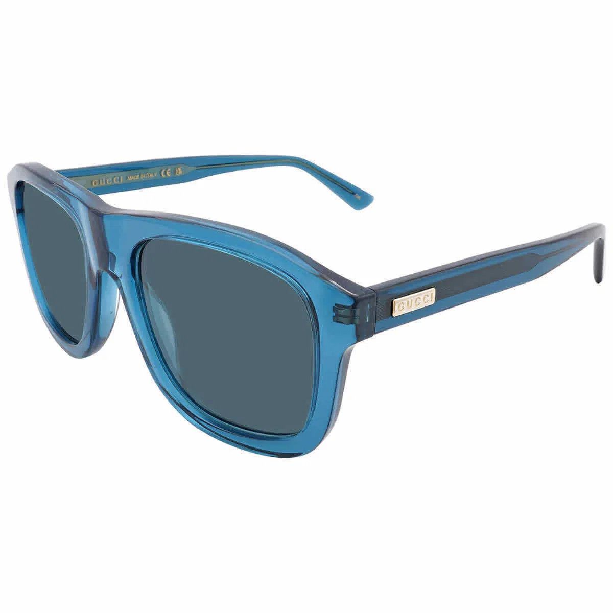 Gucci NEW GUCCI GG1316S-005 Blue Size ONE SIZE - 1 Thumbnail