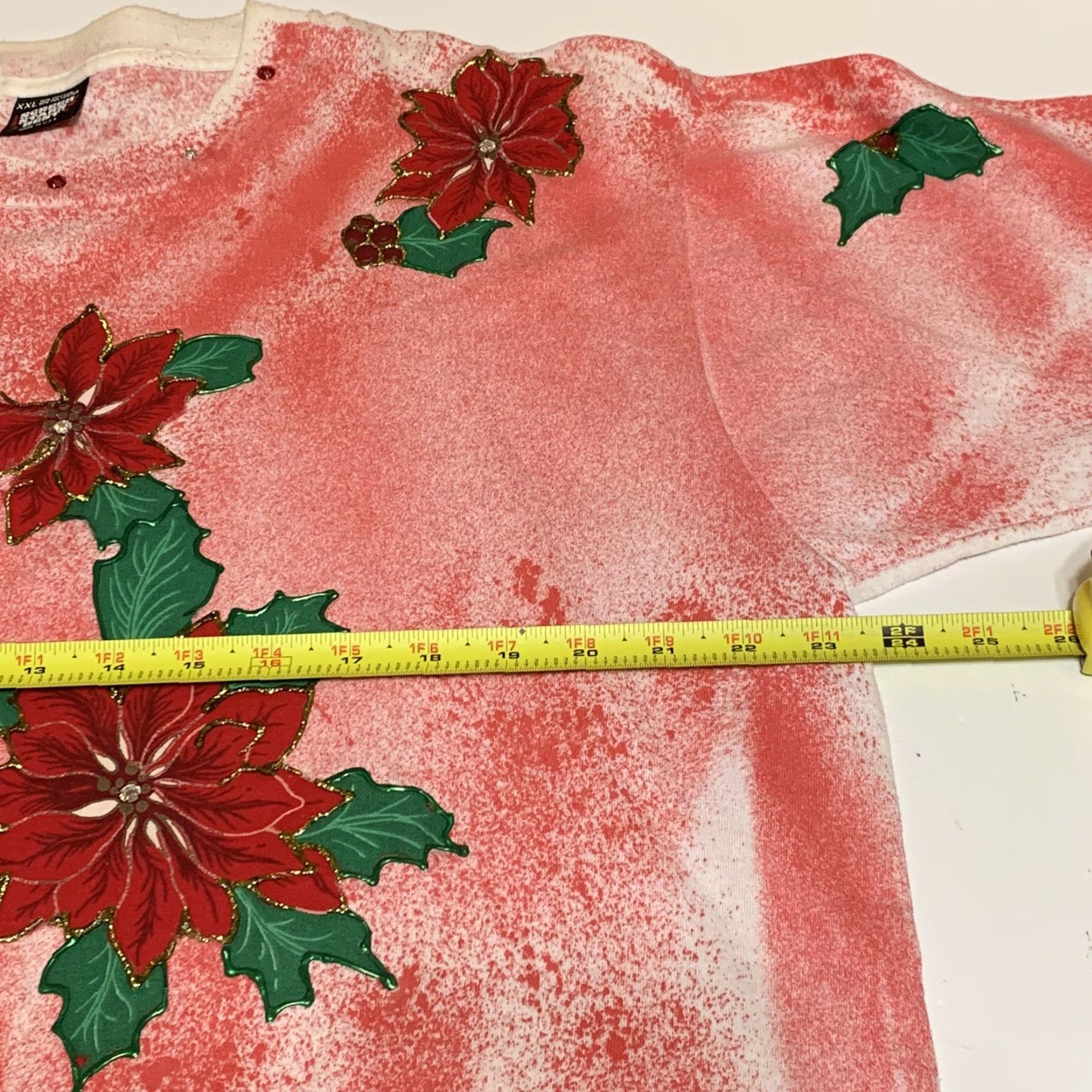 Vintage VINTAGE SCREEN STARS Shirt Christmas Red XXL/XL Men? No gender given. Size XXL / US 16-18 / IT 52-54 - 5 Thumbnail