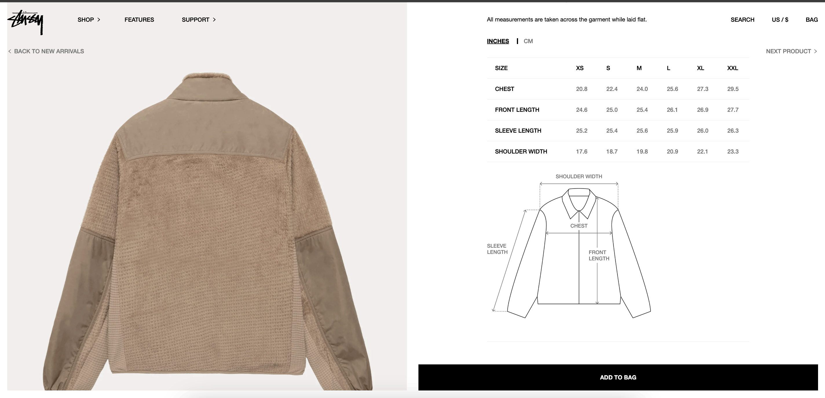 Nike × Stussy STÜSSY & NIKE FULL ZIP FLEECE Size US XXL / EU 58 / 5 - 3 Thumbnail