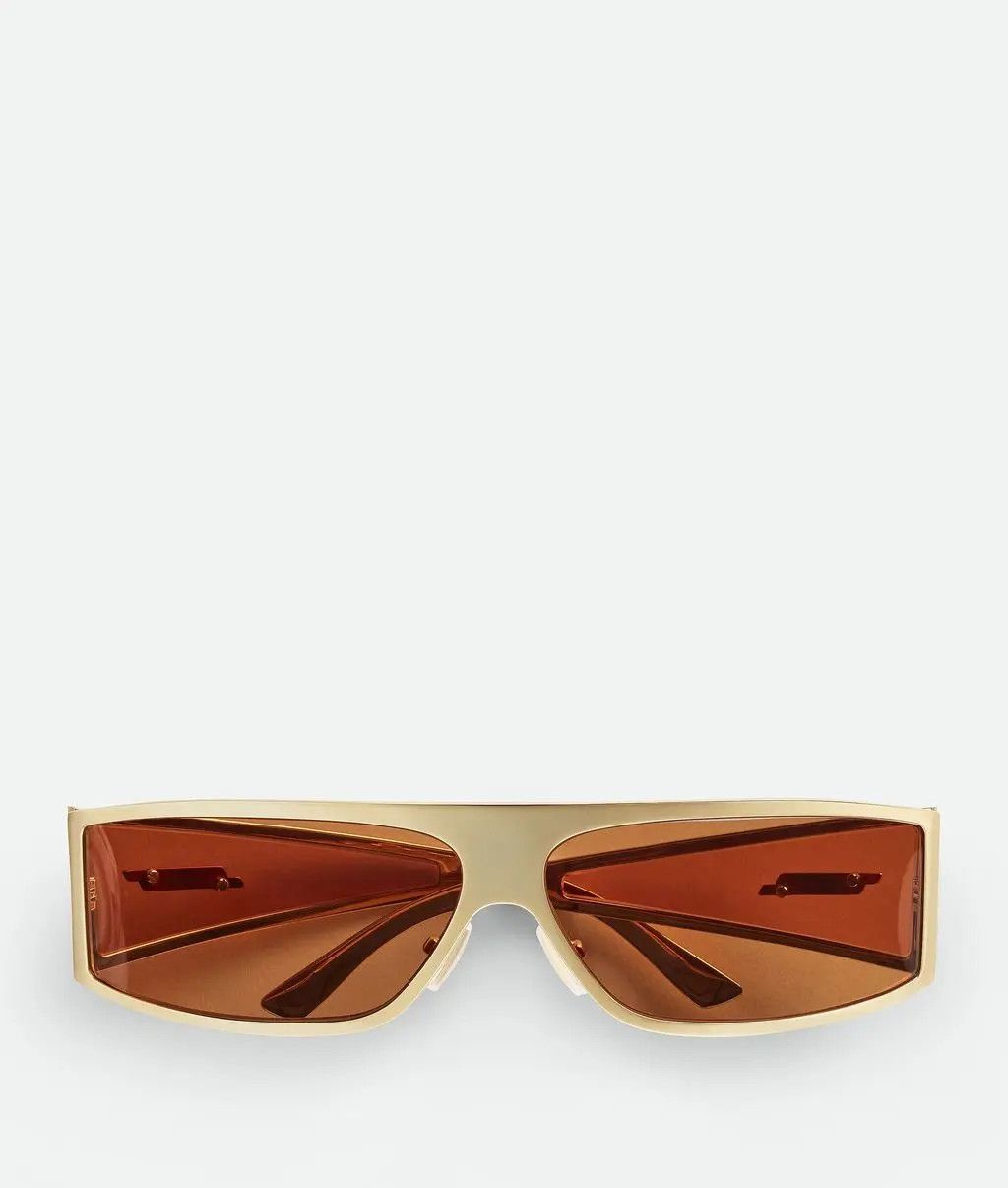 o1n1vont0525 Size: OS / Bangle Wraparound Sunglasses in Gold