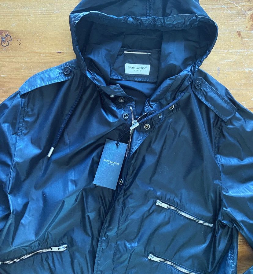 Saint Laurent Paris Saint Laurent Paris - Nylon Hooded Parka Windbreaker (Patch) Size US XL / EU 56 / 4 - 10 Thumbnail