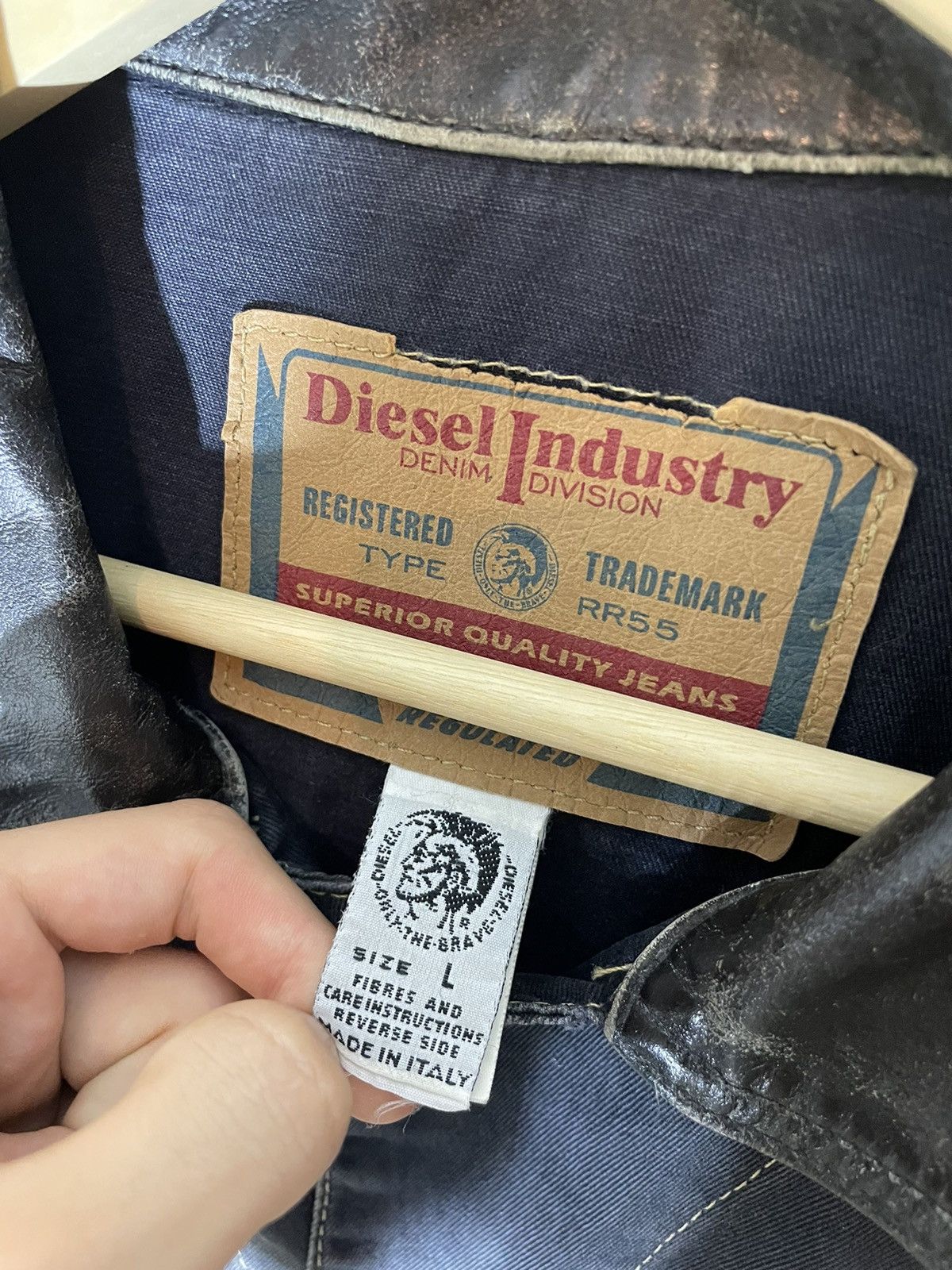 Diesel × Vintage Diesel vintage y2k jacket 00s Size US L / EU 52-54 / 3 - 8 Thumbnail