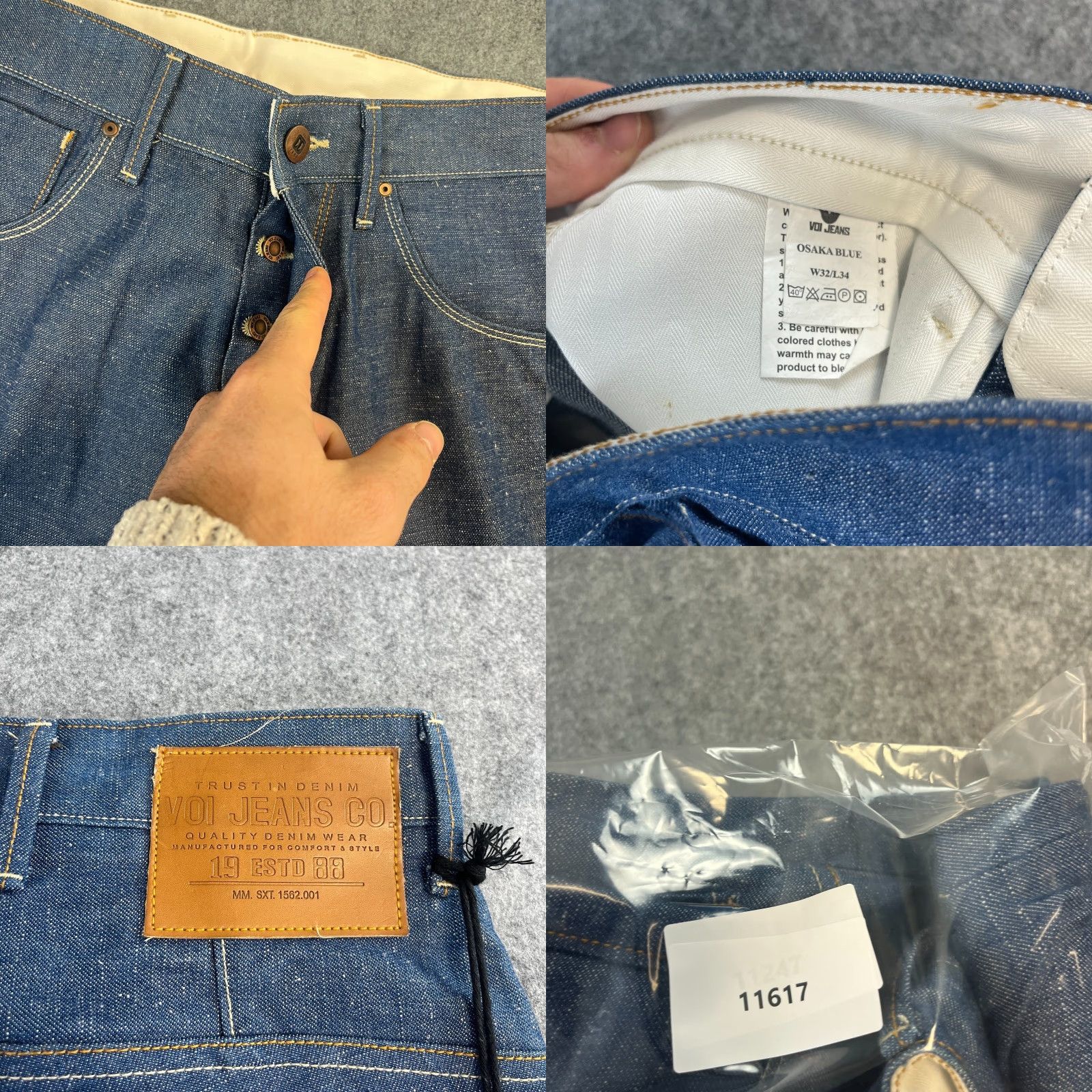 Vintage Voi Jeans Mens Jeans Regular Tapered 32 34 Blue 00s Y2K Oska BNWT Vintage No Size US 32 / EU 48 - 8 Thumbnail