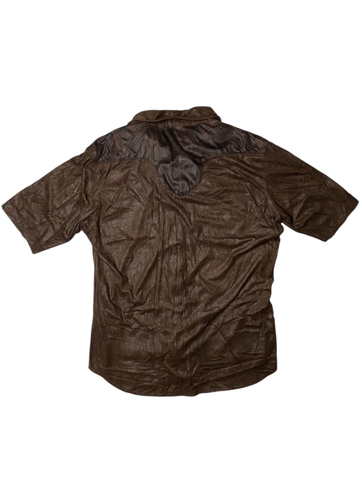 If Six Was Nine 2000's Semantic Design Western Crocodilo Pattern Shirts Size US M / EU 48-50 / 2 - 8 Thumbnail