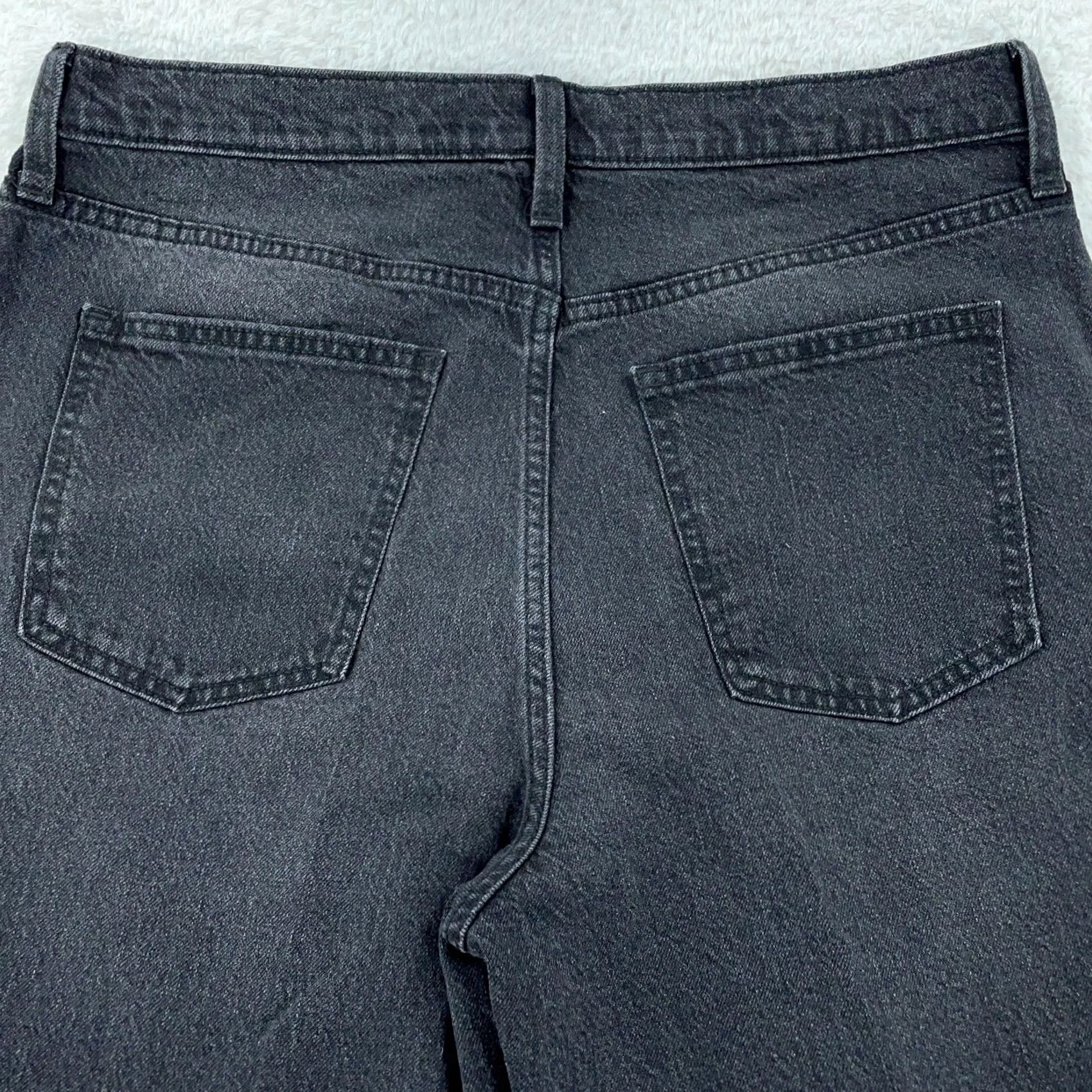 Vintage VINTAGE Universal Thread High Rise 90s Straight Jeans Womens 14R Washed Black 36x31 Mens Womens Size 36" / US 14 / IT 50 - 3 Thumbnail