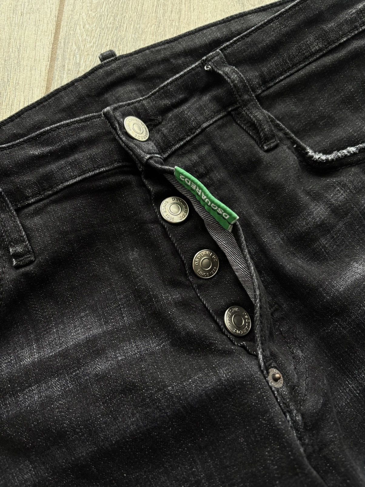 Dsquared2 Dsquared2 Skater Jeans Black Size 44 Distressed Designer Size US 30 / EU 46 - 4 Thumbnail