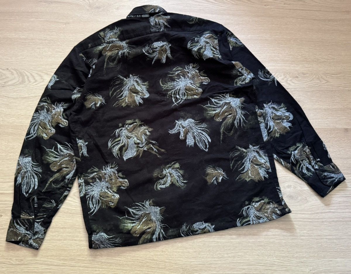 Vintage Vintage 00’s Hoofland Horses Western All Over Print Shirt Size US XL / EU 56 / 4 - 3 Thumbnail