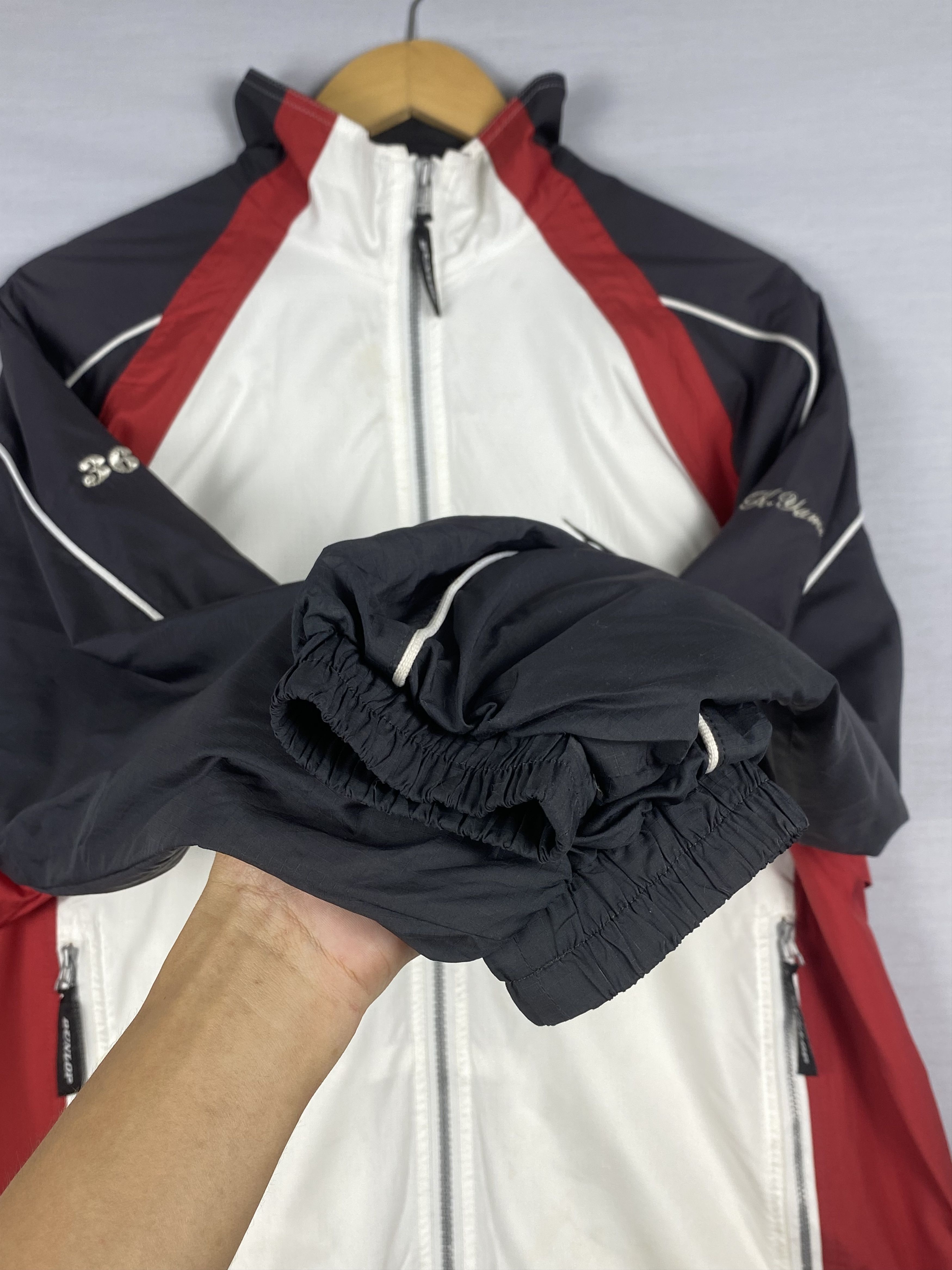 Dunlop Vintage Dunlop Tennis Athletes Sport Wear Light Jacket Size US M / EU 48-50 / 2 - 3 Thumbnail