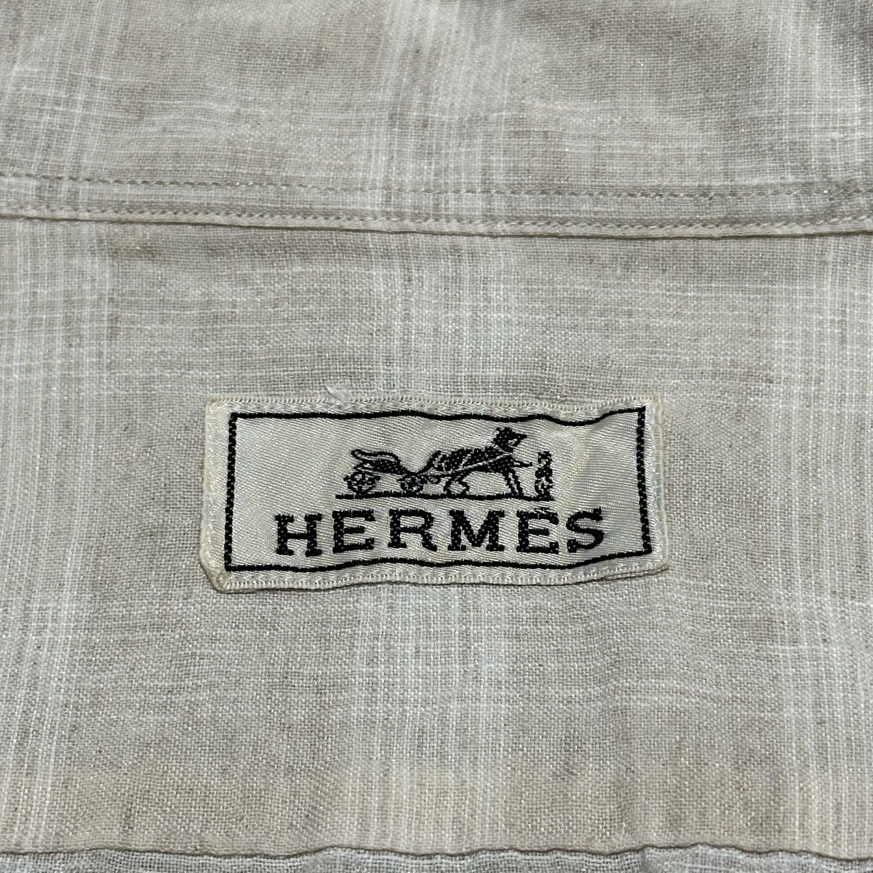 Hermes Vintage Hermes Button Ups Shirts Size US XS / EU 42 / 0 - 5 Thumbnail
