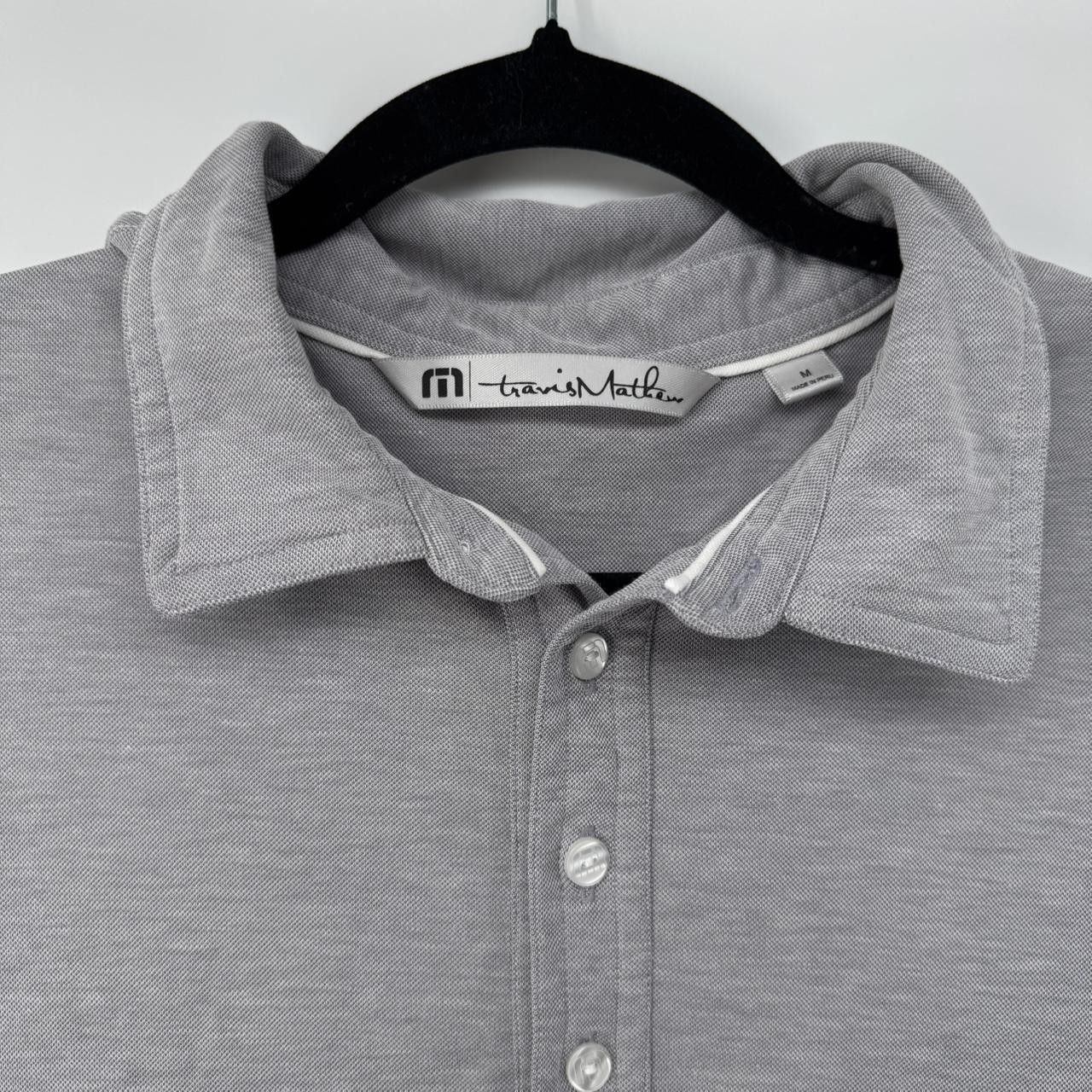 Other TravisMathew Polo Shirt Men’s Gray Short Sleeve Golf Casual Size US L / EU 52-54 / 3 - 2 Thumbnail