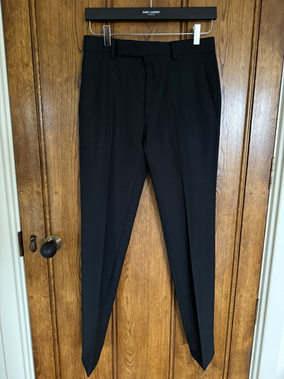 Celine Celine black trousers pants Hedi Slimane sz 44 28” 29” Size 38R - 1 Thumbnail