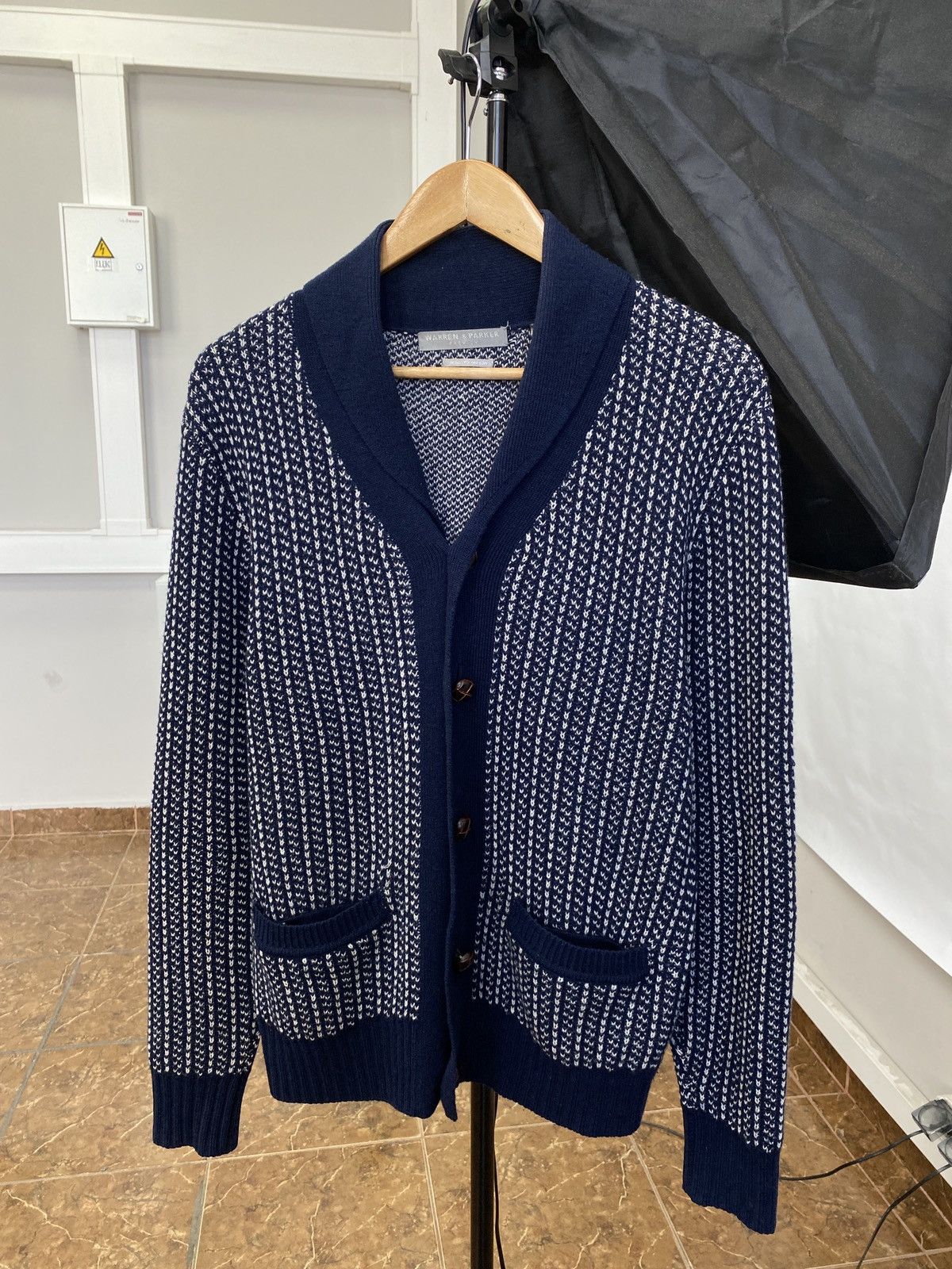 Japanese Brand Y2K Cashmere Merino Cardigan Warren Parker Kapital Style Size US M / EU 48-50 / 2 - 1 Thumbnail