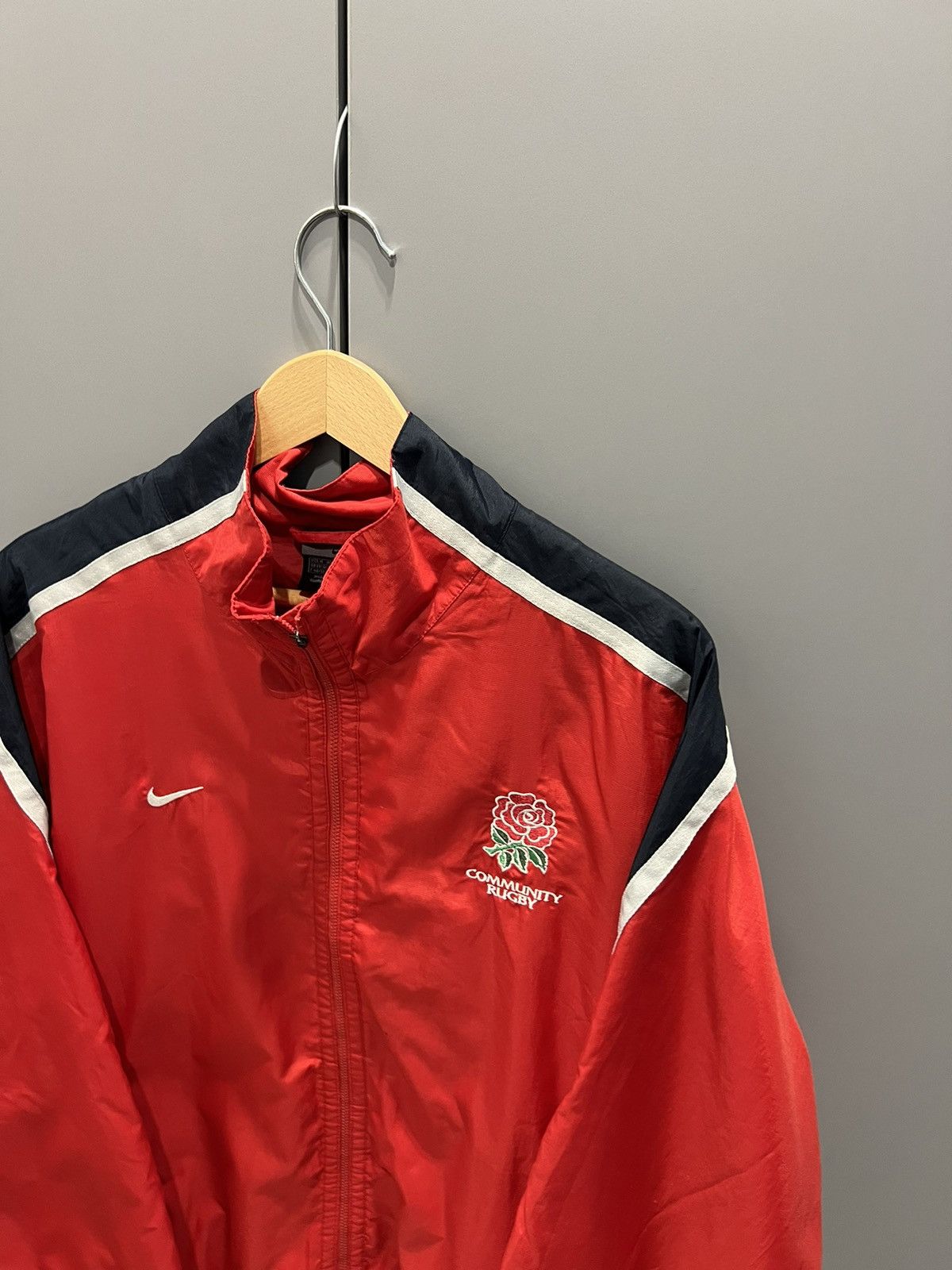 Nike Vintage Nike England Rugby Jacket Medium Size US M / EU 48-50 / 2 - 3 Thumbnail