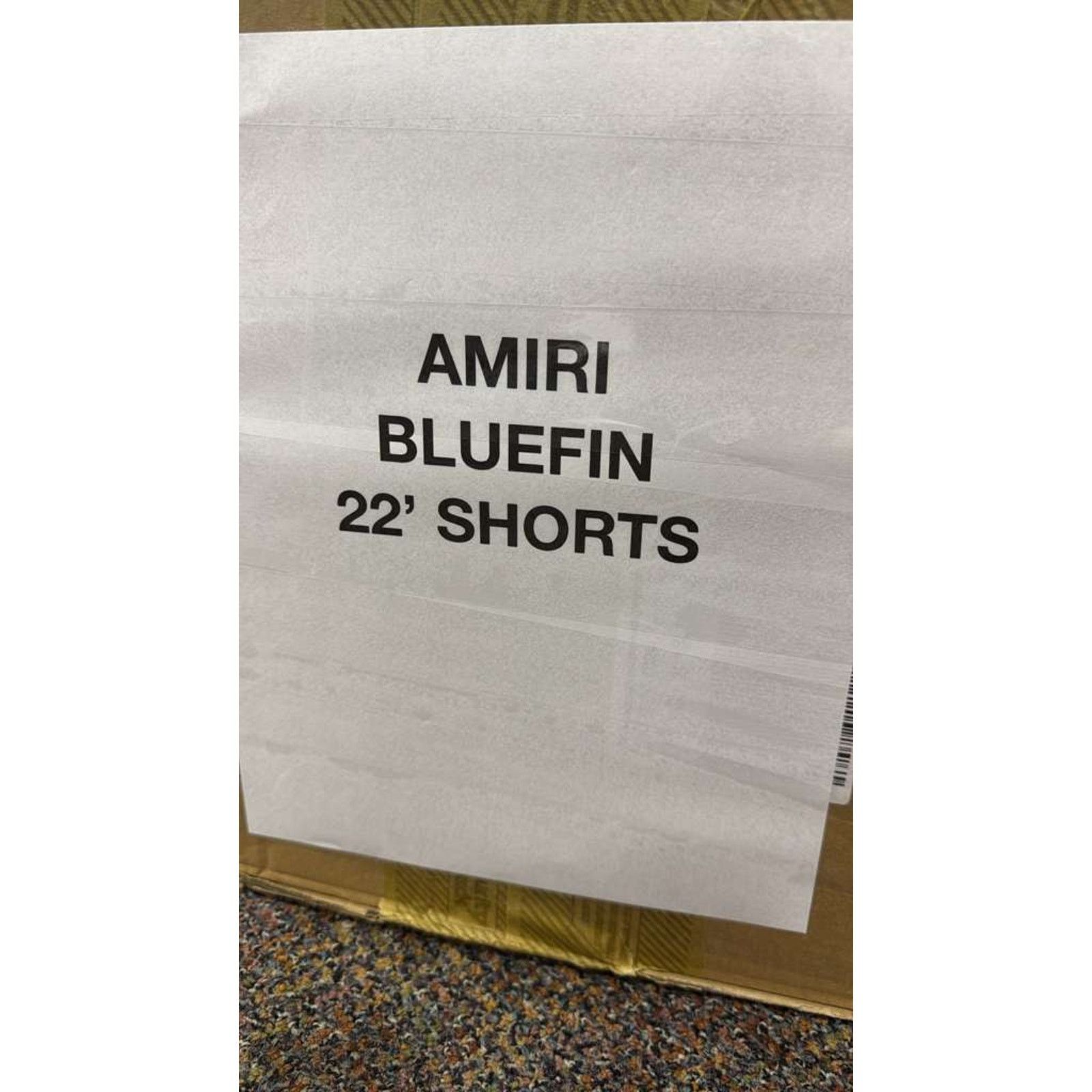 Amiri o1rshd1 22 Shorts in Bluefin Size US 38 / EU 54 - 19 Thumbnail