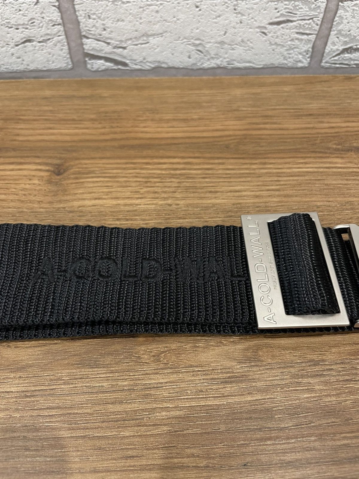 A-COLD-WALL* A-COLD-WALL Industrial Webbing Black Nylon Belt ACW Size ONE SIZE - 5 Thumbnail