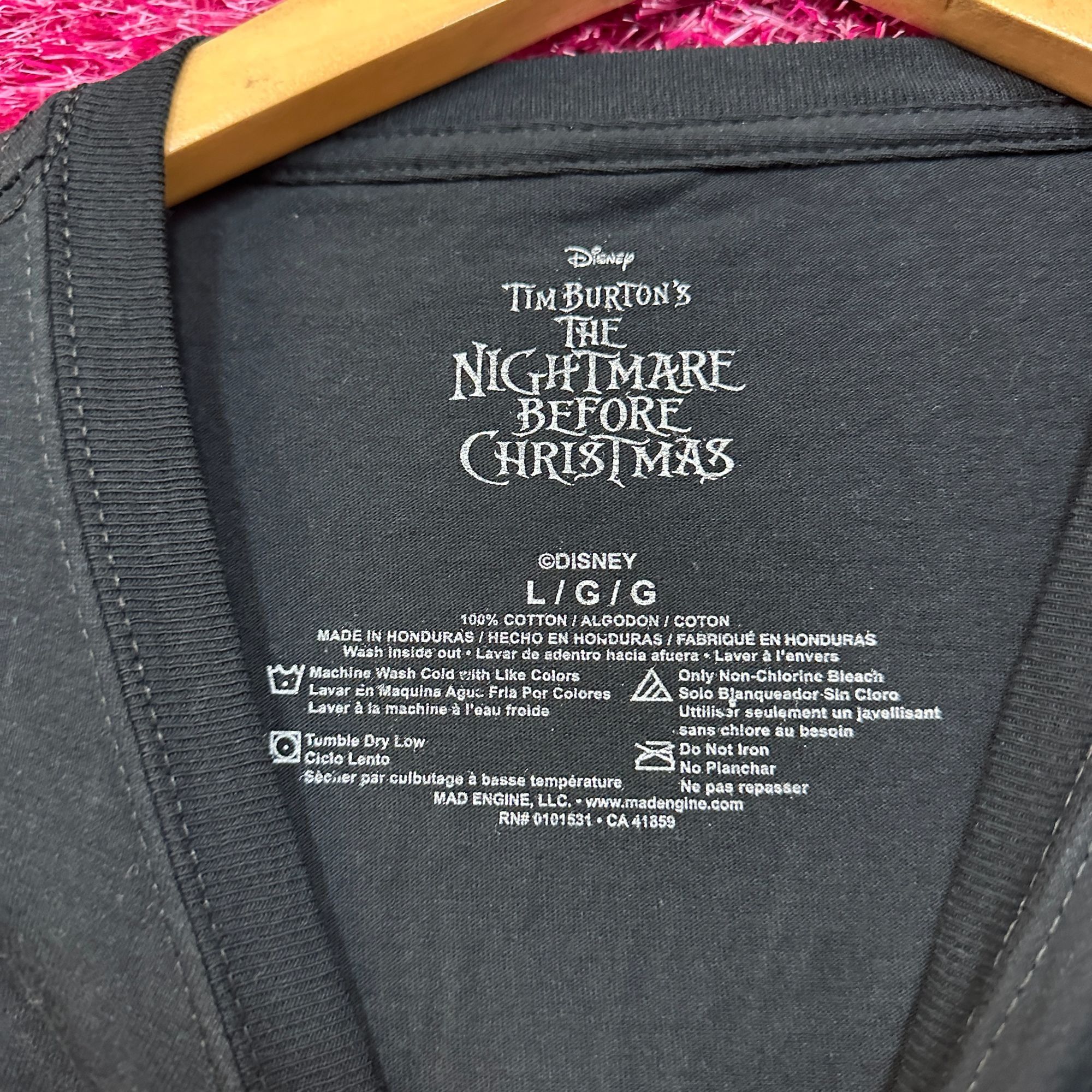 Disney Nightmare Before Christmas His Sally Disney Her Couple Tee L Size US L / EU 52-54 / 3 - 4 Thumbnail