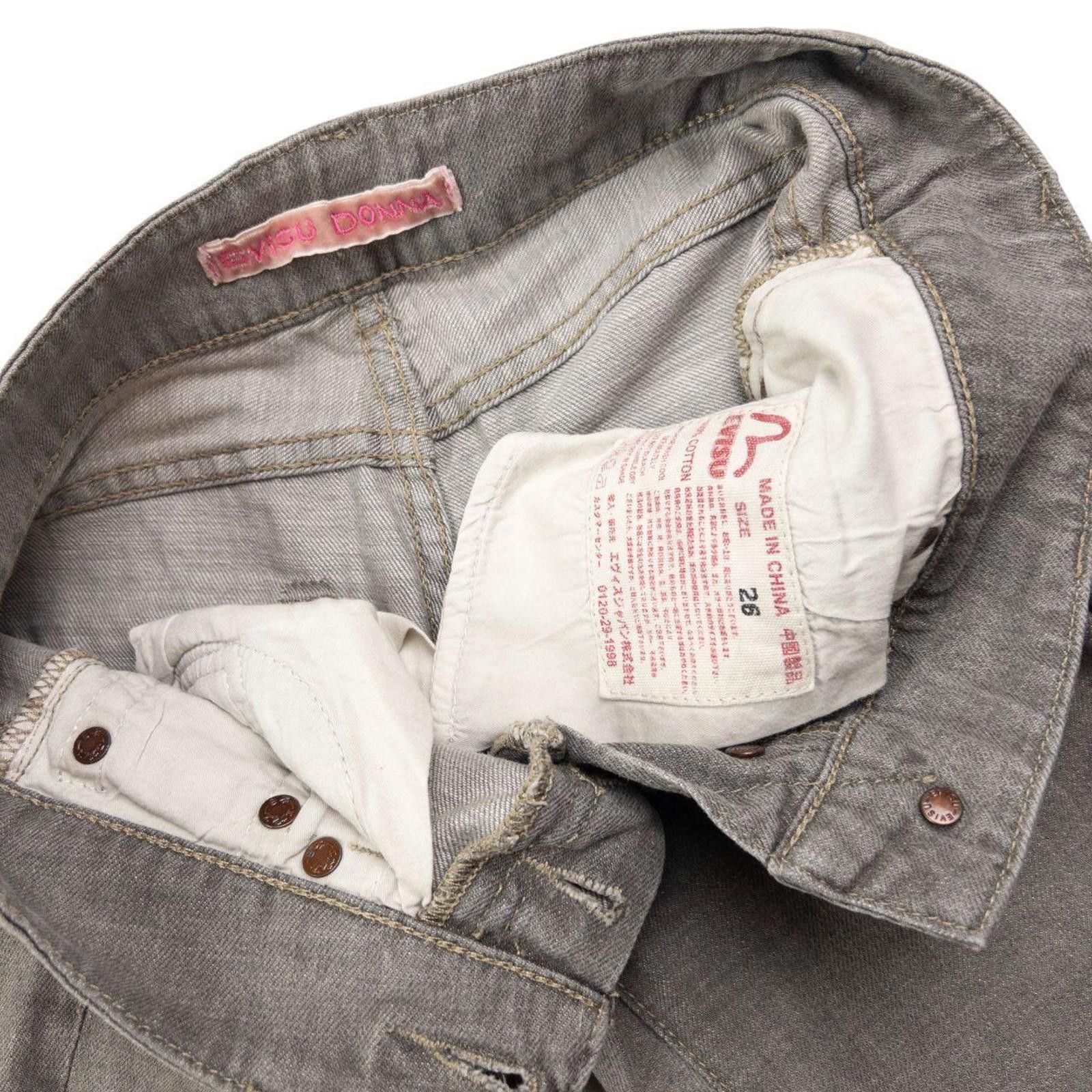 Evisu Vintage Evisu Donna Embroidered Japanese Denim Jeans W28 Size 28" / US 6 / IT 42 - 6 Thumbnail