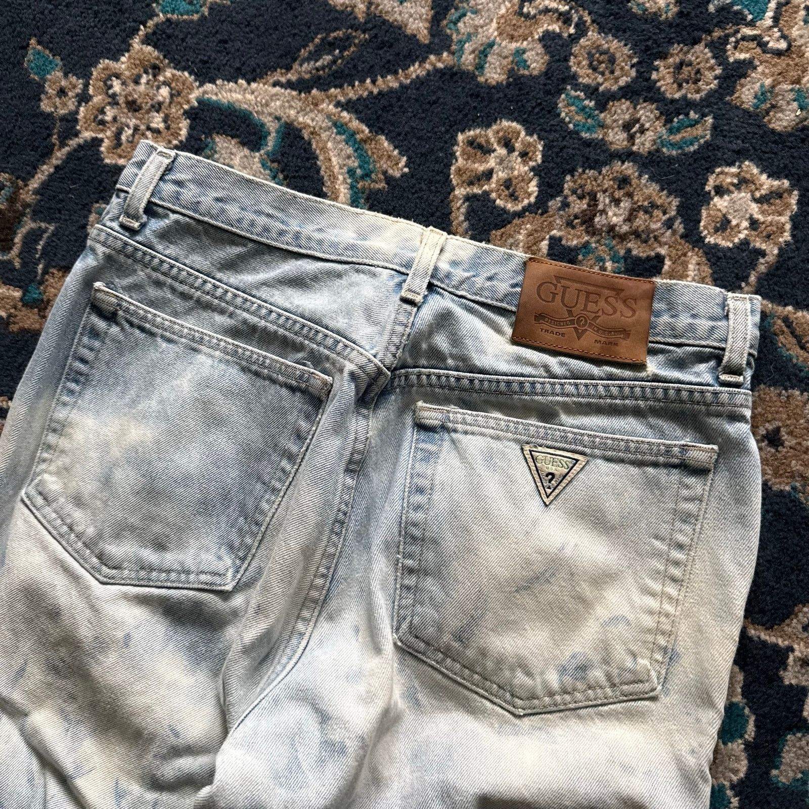 Guess Vintage Guess Distressed Jeans Size US 31 - 4 Thumbnail